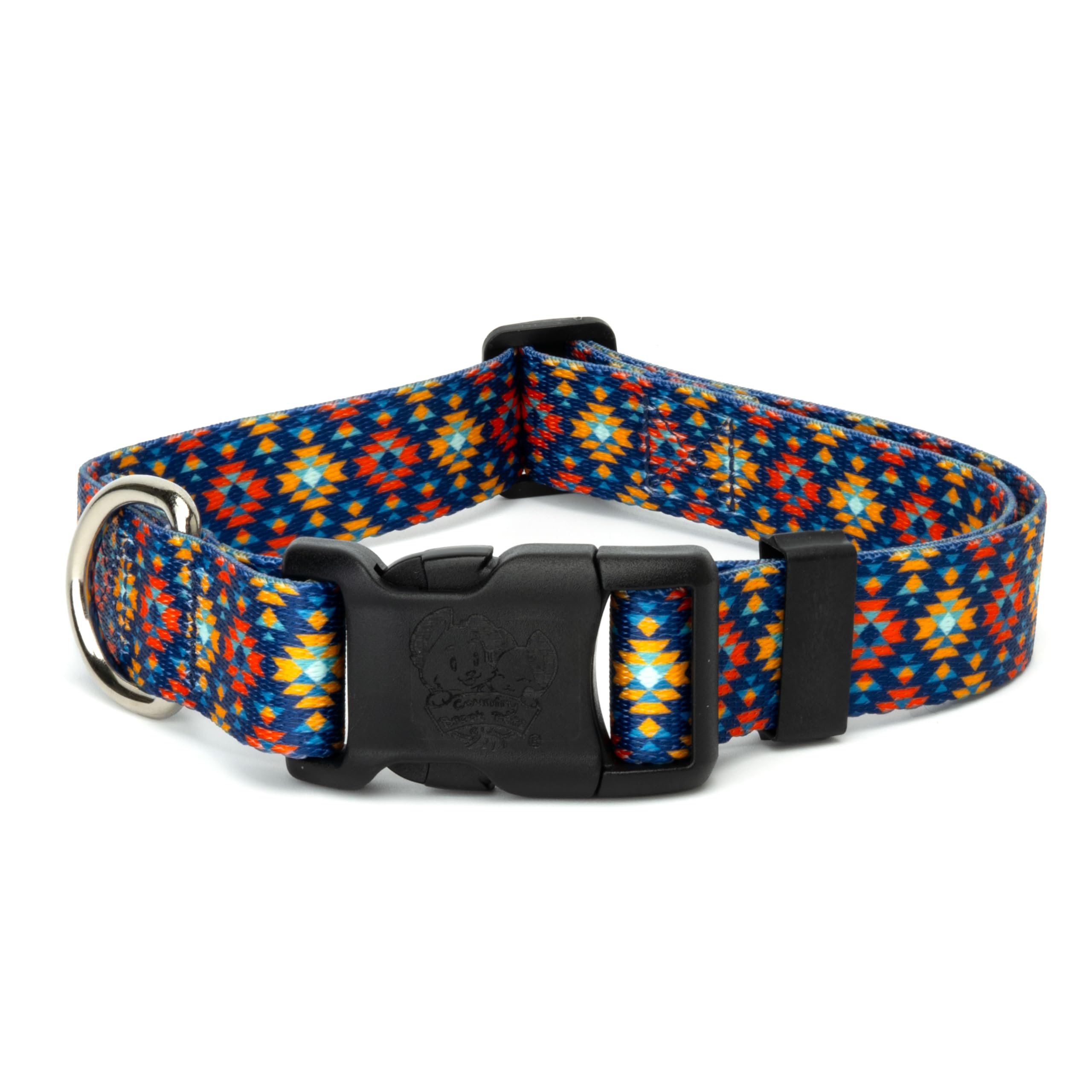Country Brook Petz - Deluxe Utah Dog Collar - Made In The U.S.A. - Country And Western Collection Featuring Rustic Designs (5/8 