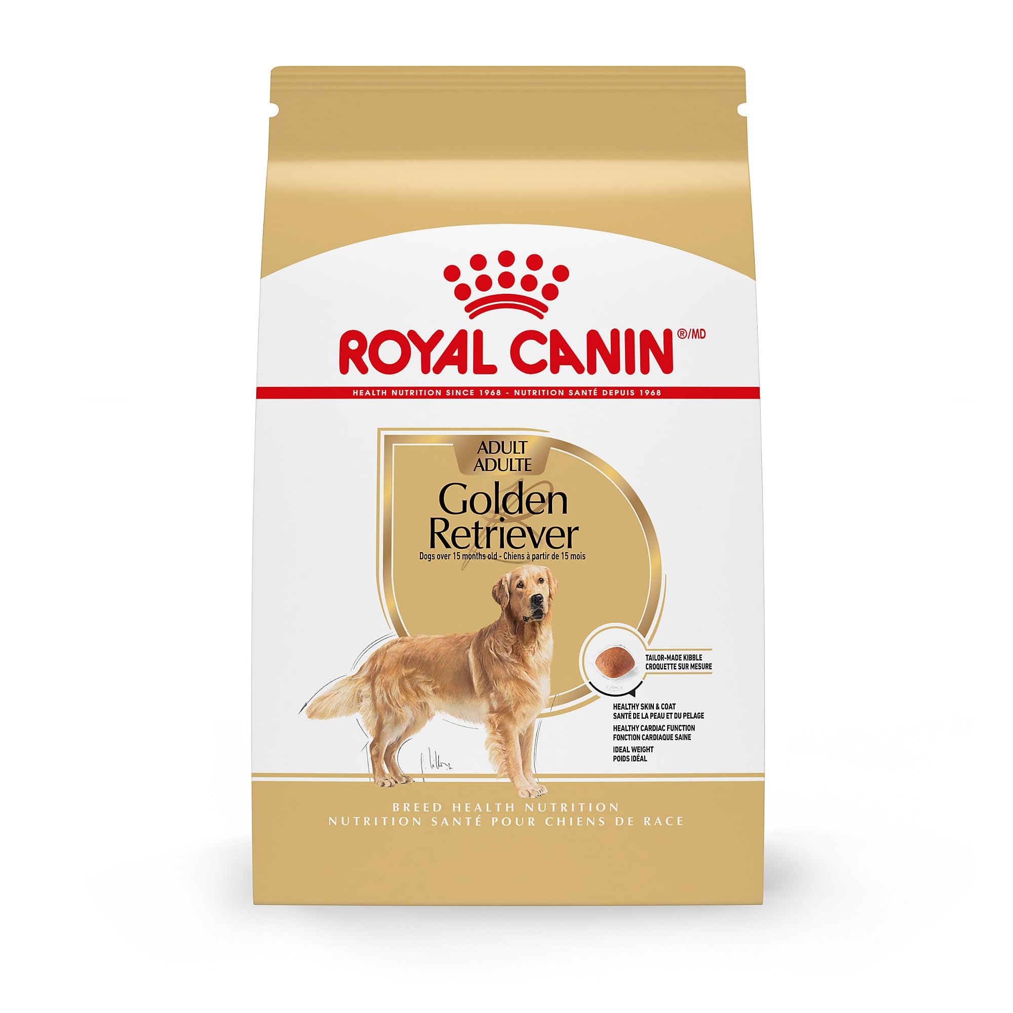 Royal Canin Golden Retriever Adult Dry Dog Food, 17 lb Bag