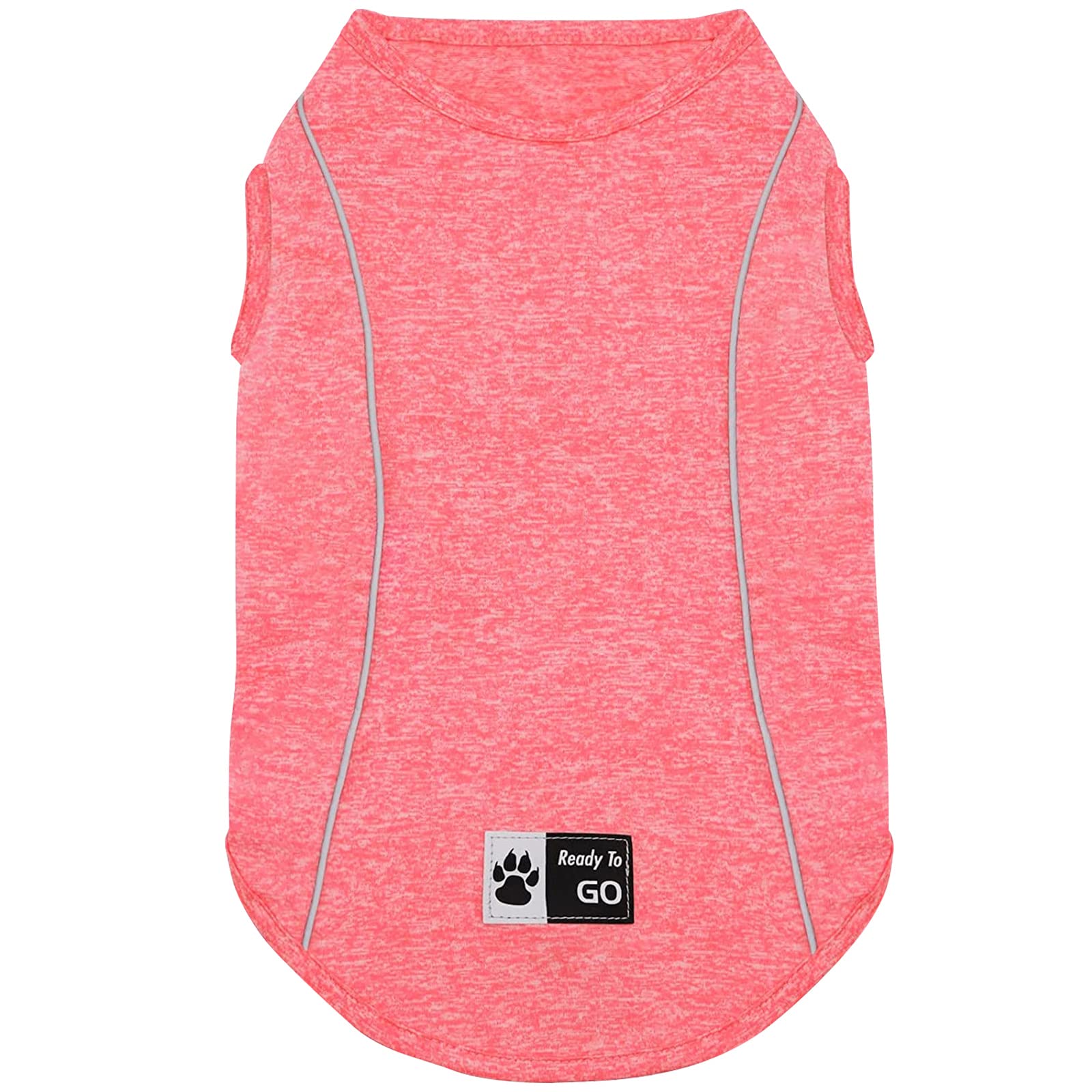 Kyeese Dog Shirts Quick Dry Reflective Lightweight Soft Pet T-Shirt Tank Top Breathable Sleeveless Vest Stretchy Dog Tee Shirts 