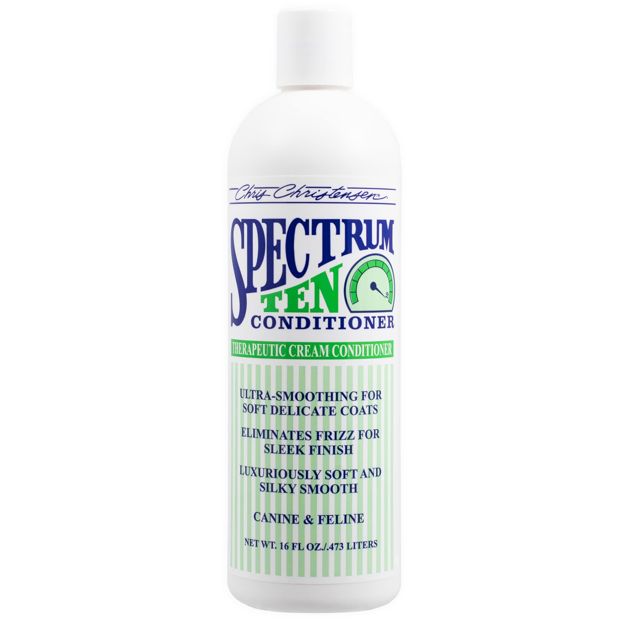 Chris Christensen Spectrum Ten Dog Conditioner, Groom Like a Professional, Gentle Cleansing, Leaves Coat Soft & Silky, Gorgeous 