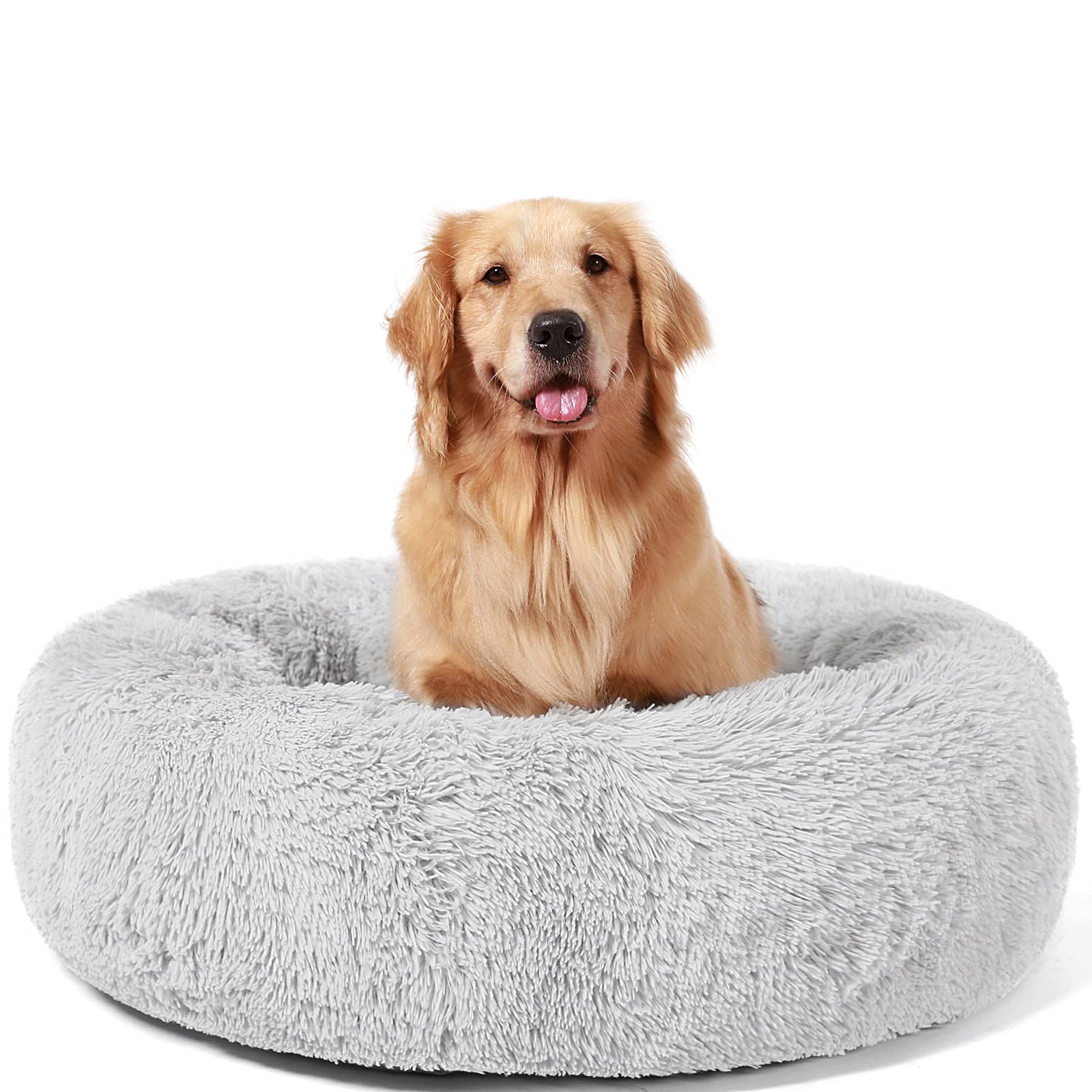 Hachikitty Calming Donut Cuddler, Large Dog Beds, Xlarge, 36''