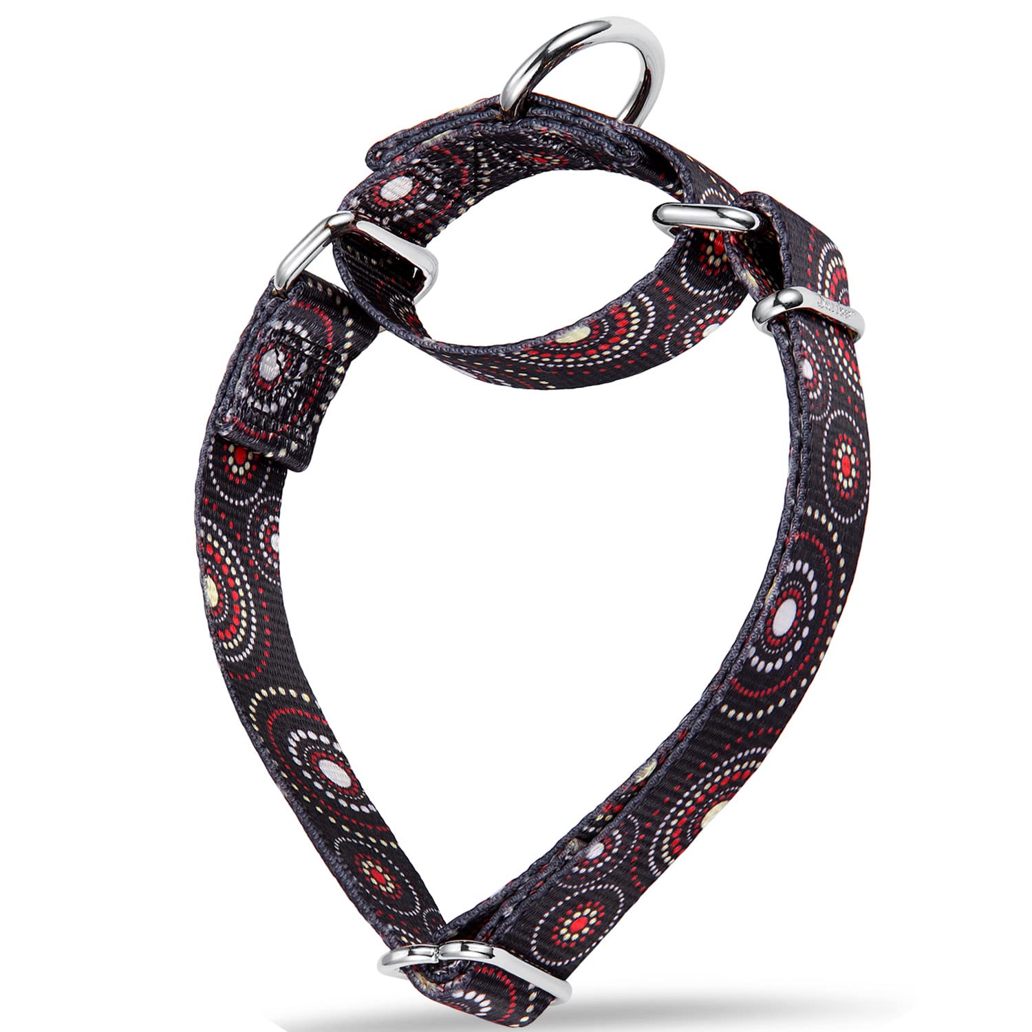 Dazzber Martingale Dog Collars Colourful Oil Painting Pattern Series - No Pull Pet Collar Silky Soft For Medium And Large Dogs (