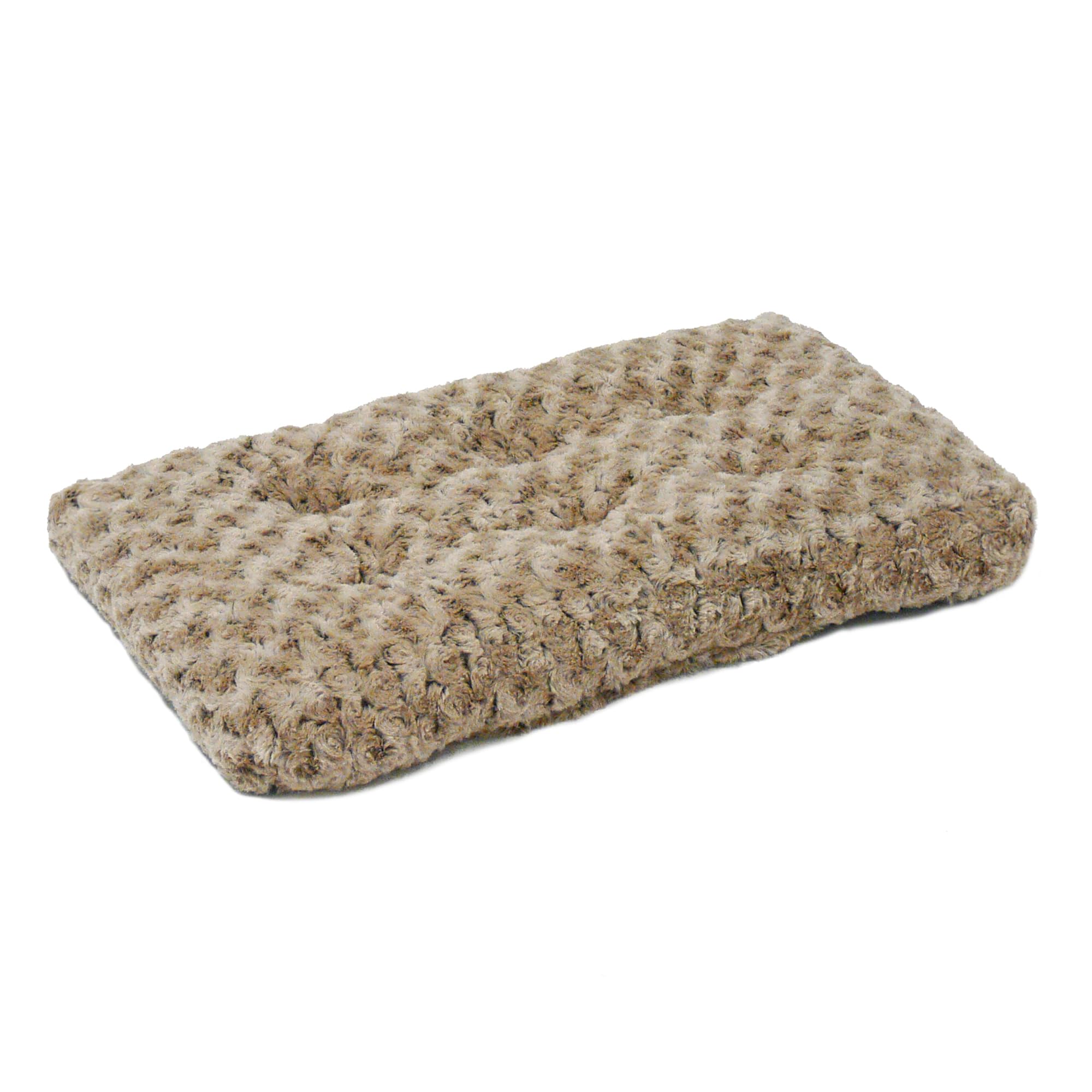 Midwest Homes For Pets Deluxe Dog Beds | Super Plush Dog & Cat Beds Ideal For Dog Crates | Machine Wash & Dryer Friendly, 1-Year Warranty, Mocha, 18 In