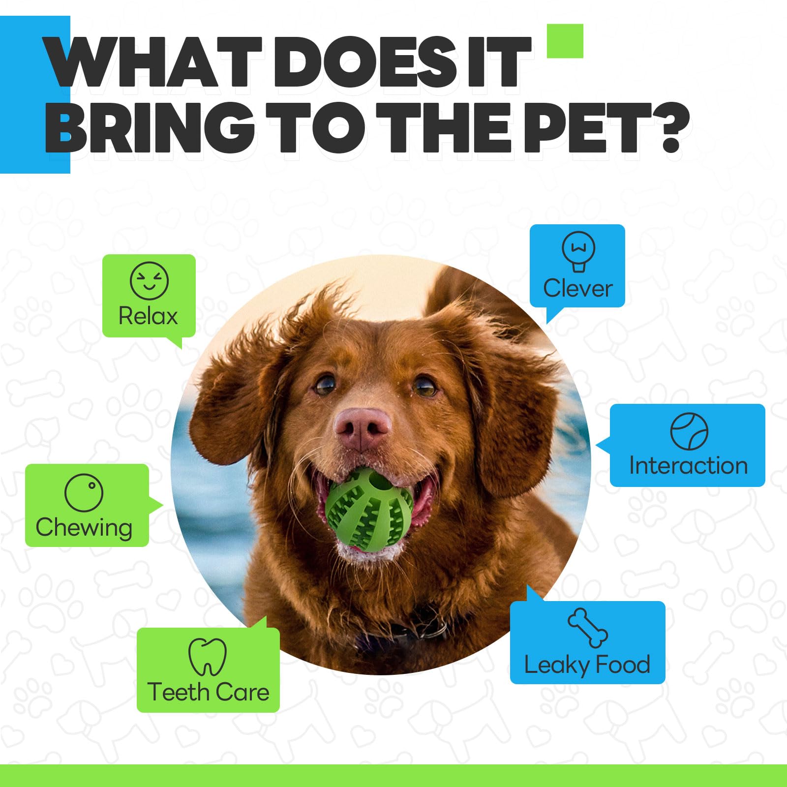Volkee 2 Pack Puzzle Toy For Large Dogs, Interactive Dog Enrichment Toys, Toy To Keep Them Busy, Treat Dispensing Ball For Dog T