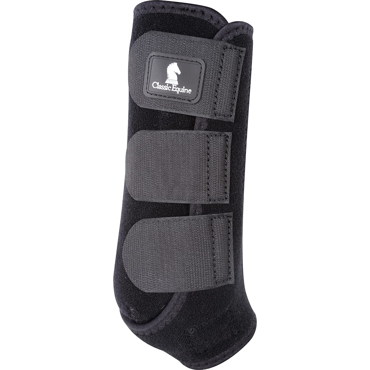 Classic Equine Classicfit Sling Boots, Front (Black, Large)