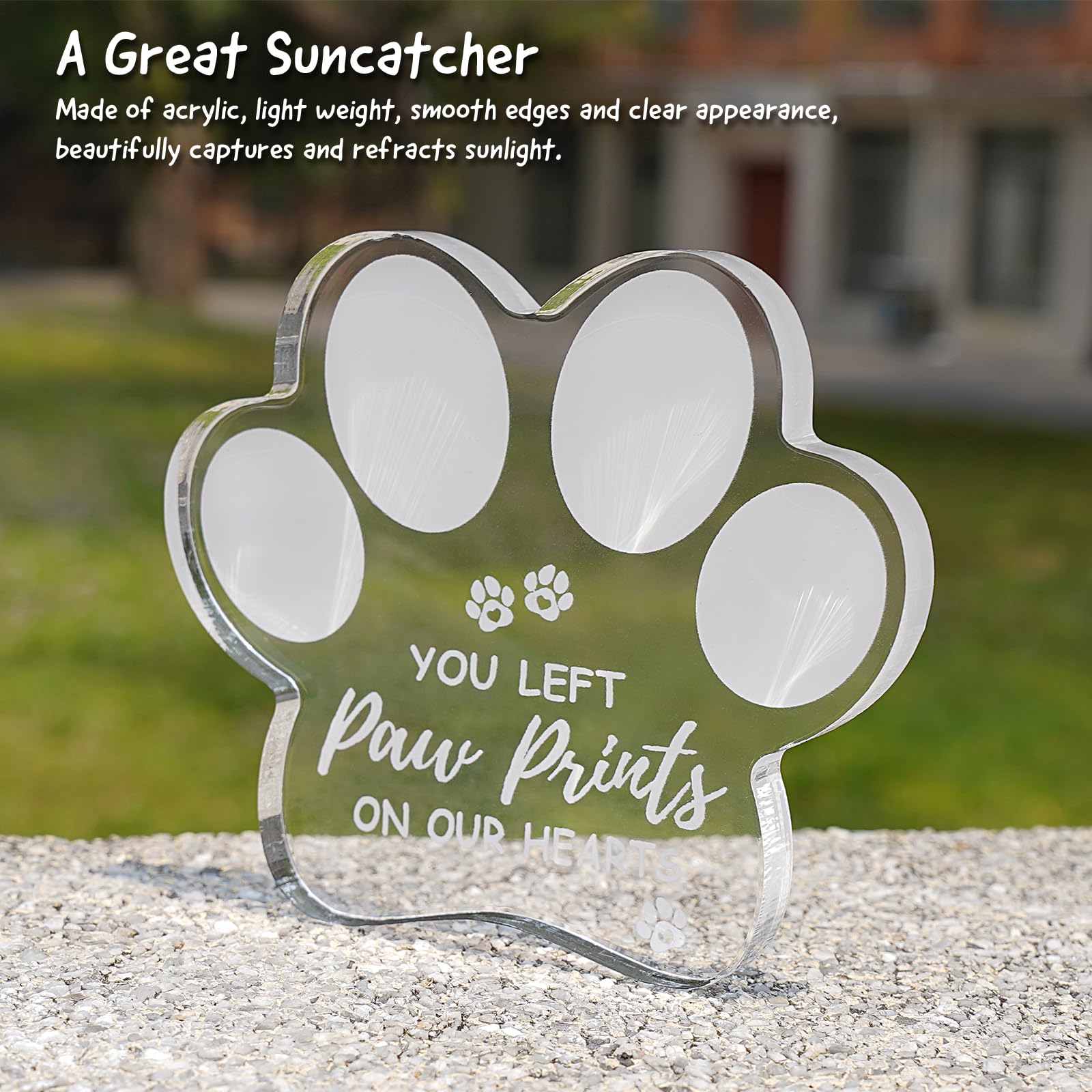 Dog Memorial Gifts For Loss Of Dog, Loss Of Dog Sympathy Gift, Pet Dog Passing Away Gifts, Acrylic Dog Cat Memorial Remembrance