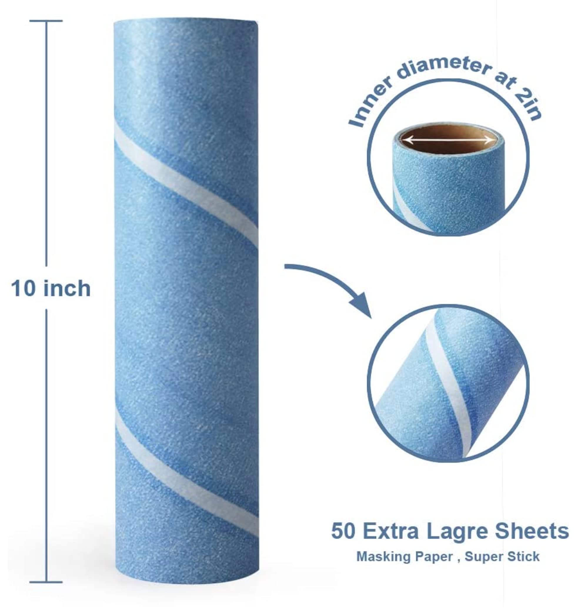 Leo cleaning Roller with extendable Handle Plus 3 Refills. Total 175 Sheets Pets Hair Remover & Household cleaning great for Dog
