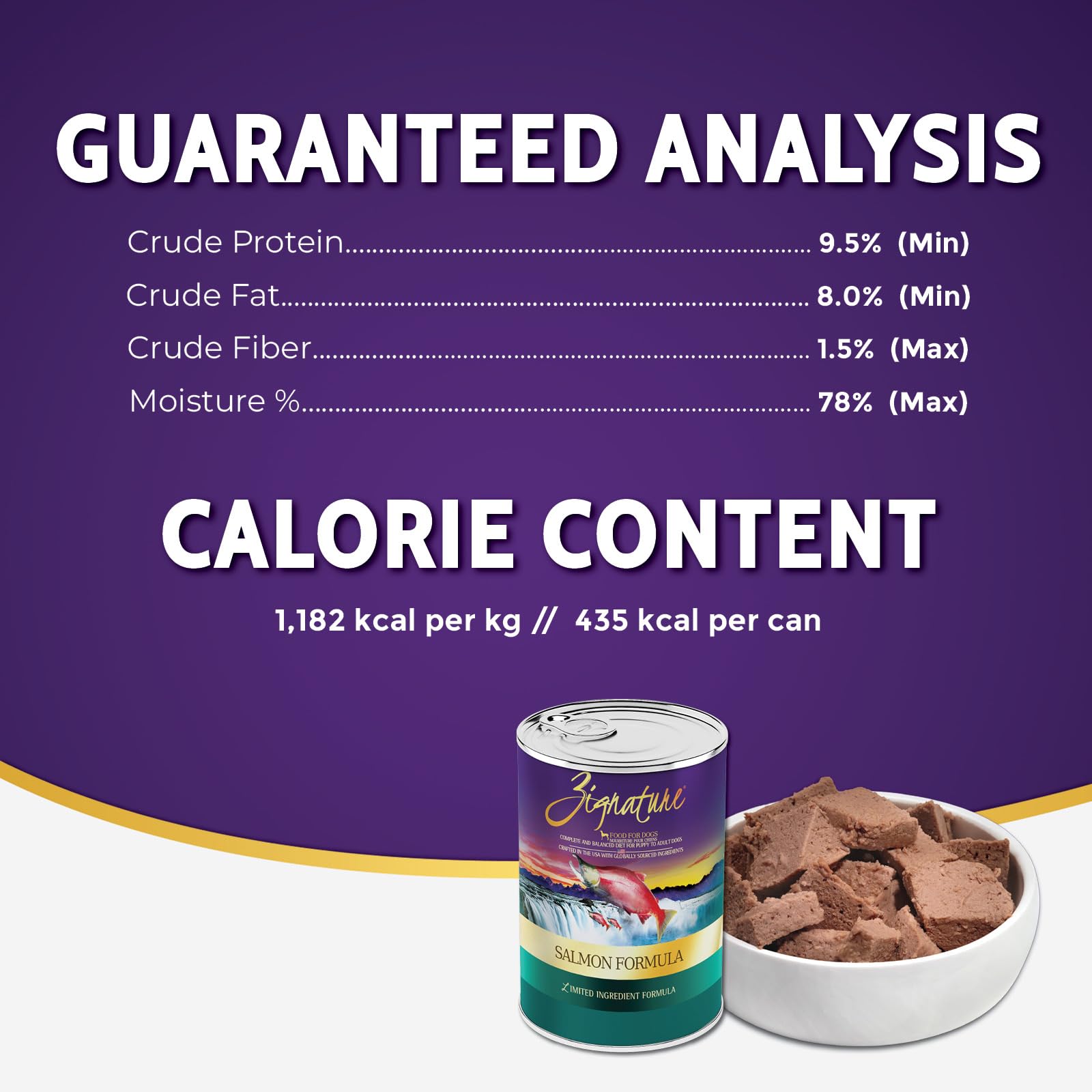 Zignature Salmon Limited Ingredient Formula Wet Dog Food 13oz, case of 12