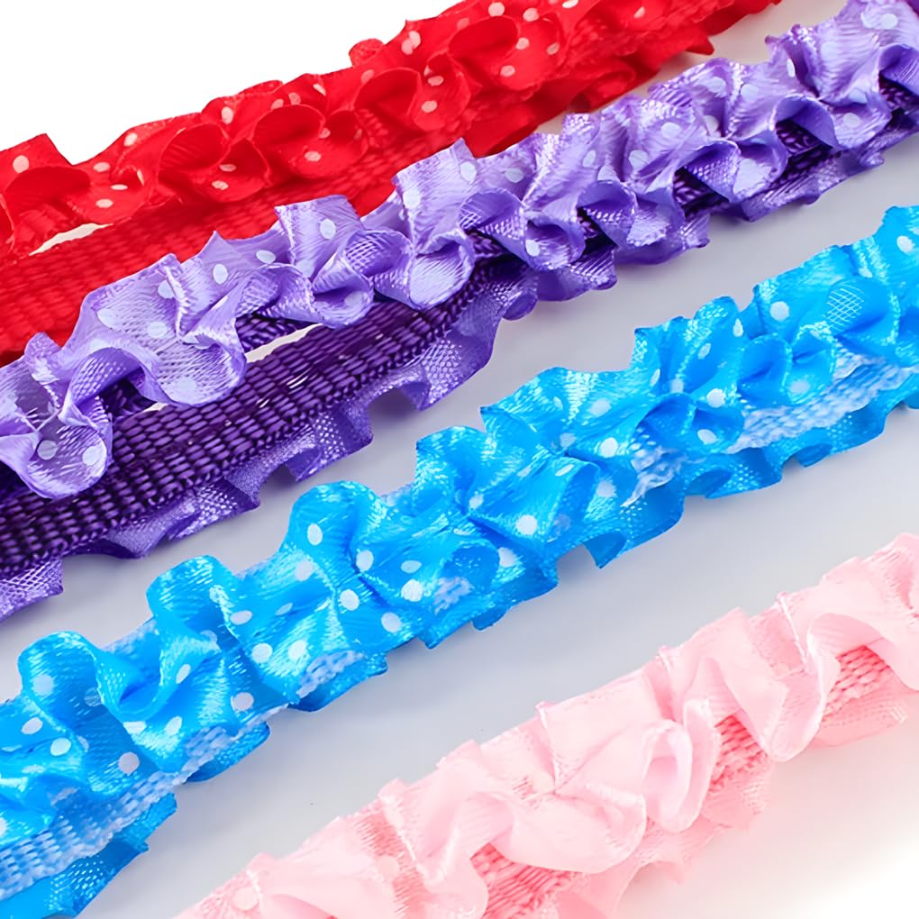 Pink Bell Collar For Small Dogs, Bell Collar For Cats Collar With Bell Lace Adjustable For Xxs Xs Small Pet Dogs Puppy Collar An