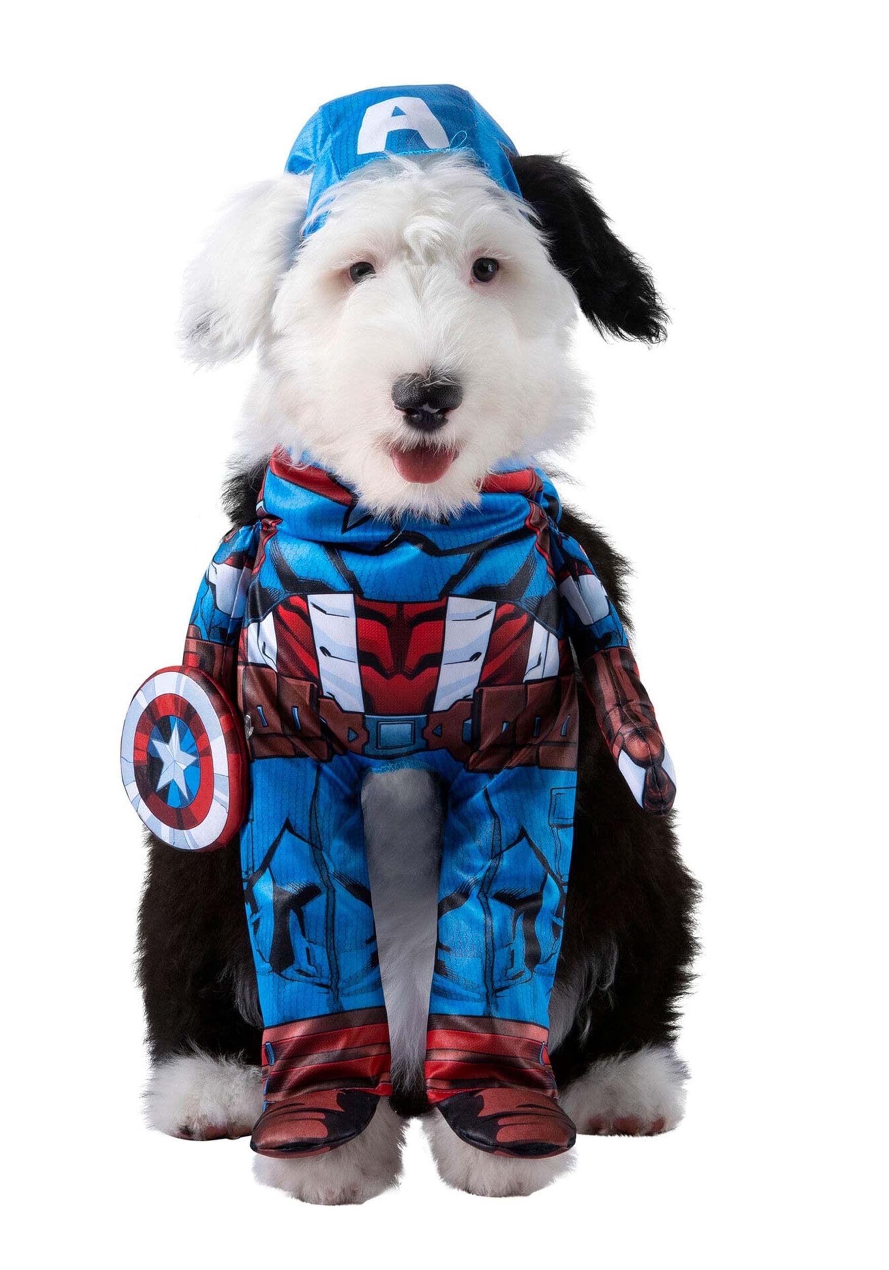 Marvel captain America Pet costume  Medium