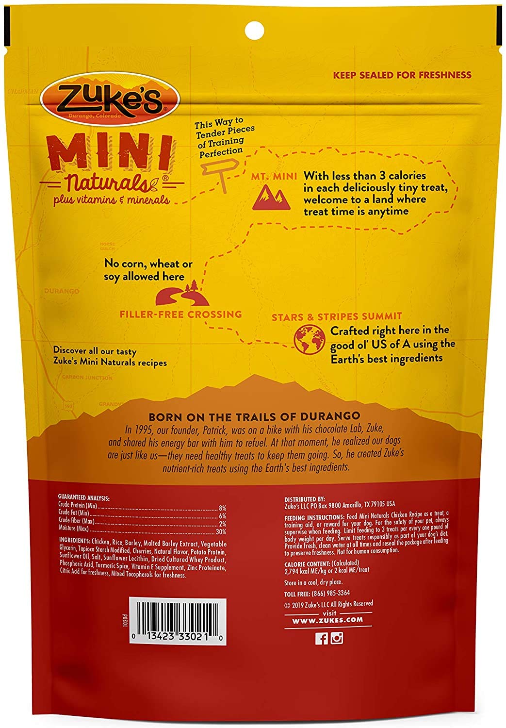 (2 Pack) Zuke Mini Naturals Dog Treats Chicken Flavor 16 oz (1 Lb) with 10ct Pet Wipes