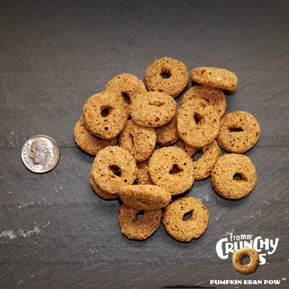 Fromm Crunchy Os Pumpkin Kran POW with Turkey Dog Treats 6 oz