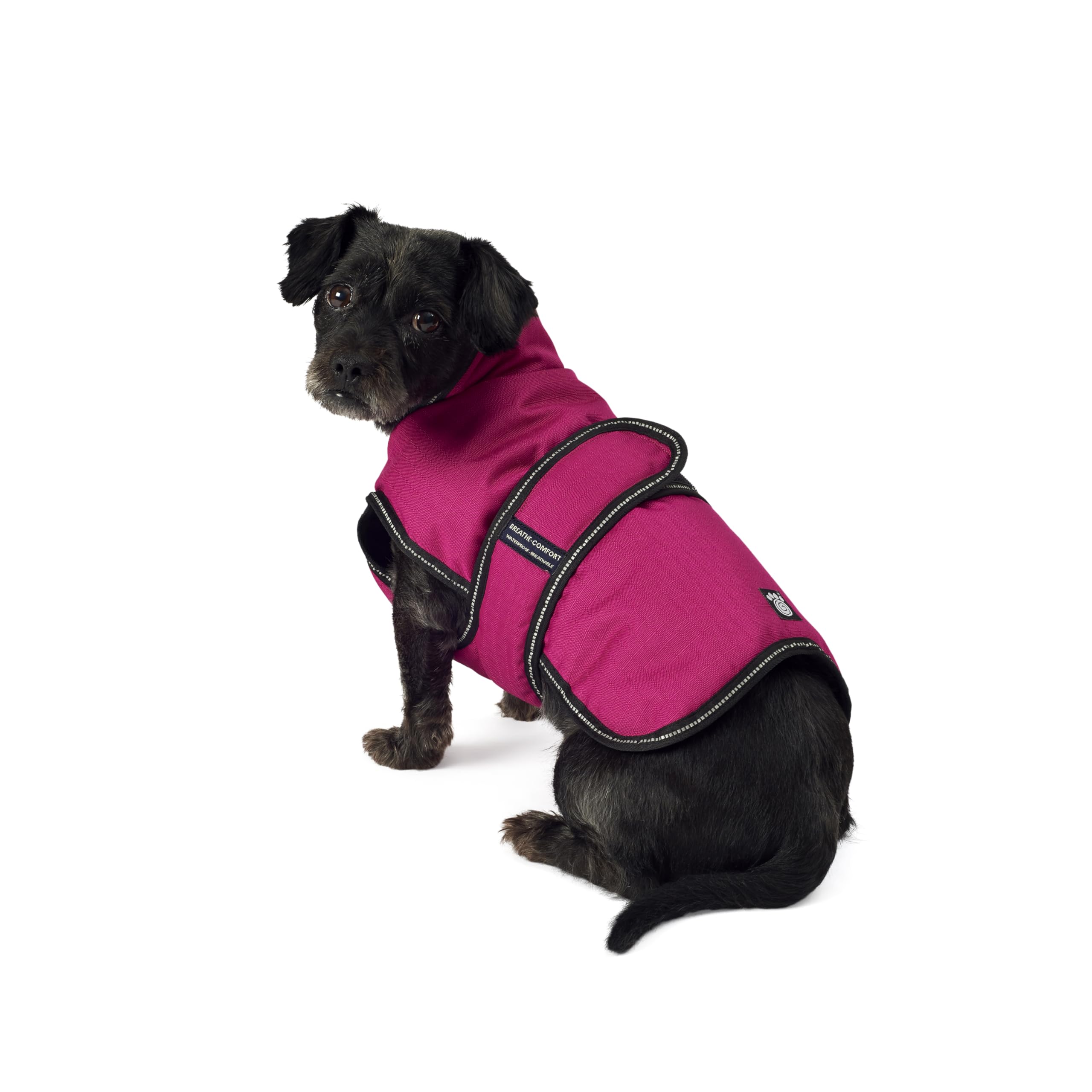 Petrageous 7303Ms Juneau Waterproof Winter Dog Coat With Full Chest Coverage And Leash Opening - 11-Inch Long Heavyweight Jacket