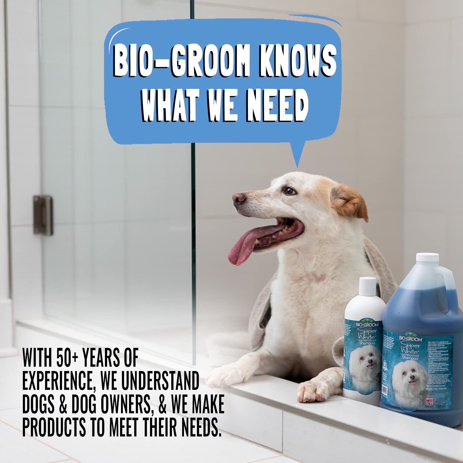 Bio-Groom Oatmeal Dog Shampoo – For Allergies And Itching, Cruelty-Free, Dog Bathing Supplies, Puppy Shampoo For Sensitive Skin, Made In Usa, Anti-Itch Dog Products – 12 Fl Oz 1-Pack
