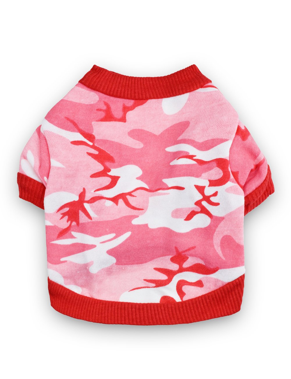 Droolingdog Small Dog T-Shirt - Camo For Girls, Pink, Small