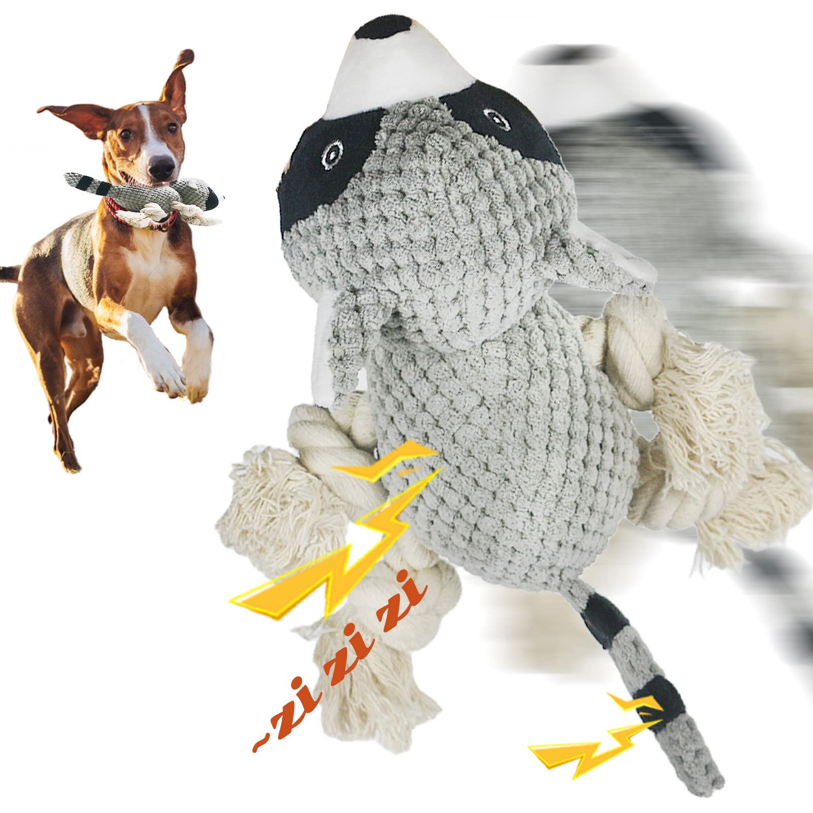 Baalsyeatkl Squeaky Chew Plush Stuffed Dog Toys - Otter