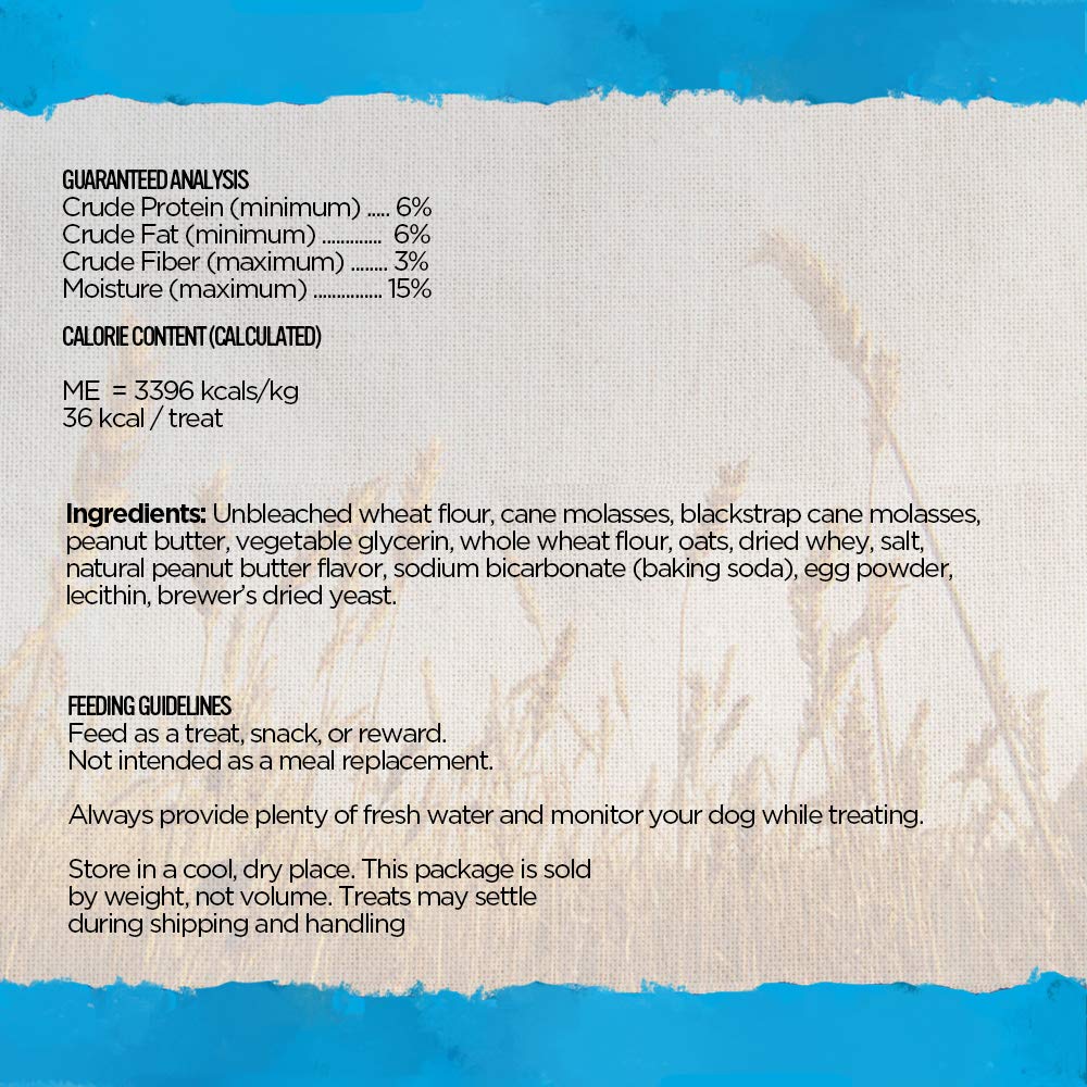 Blue Dog Bakery Natural Dog Treats, Softies, Peanut Butter Flavor, 16.2oz Bag, 6 Bags