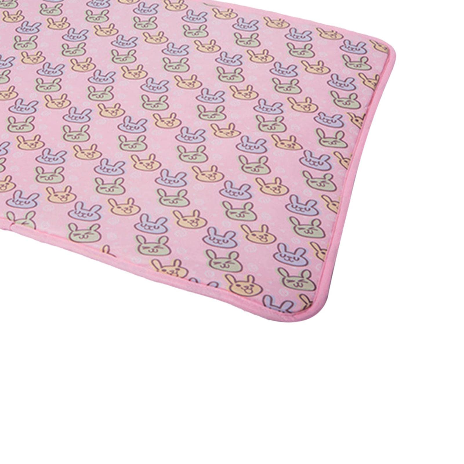 CALANDIS Pet Self Cooling Mat for Dogs Cats Waterproof Ice Silk Sleeping Pad Blanket Pink 50x70cm | Dog Supplies