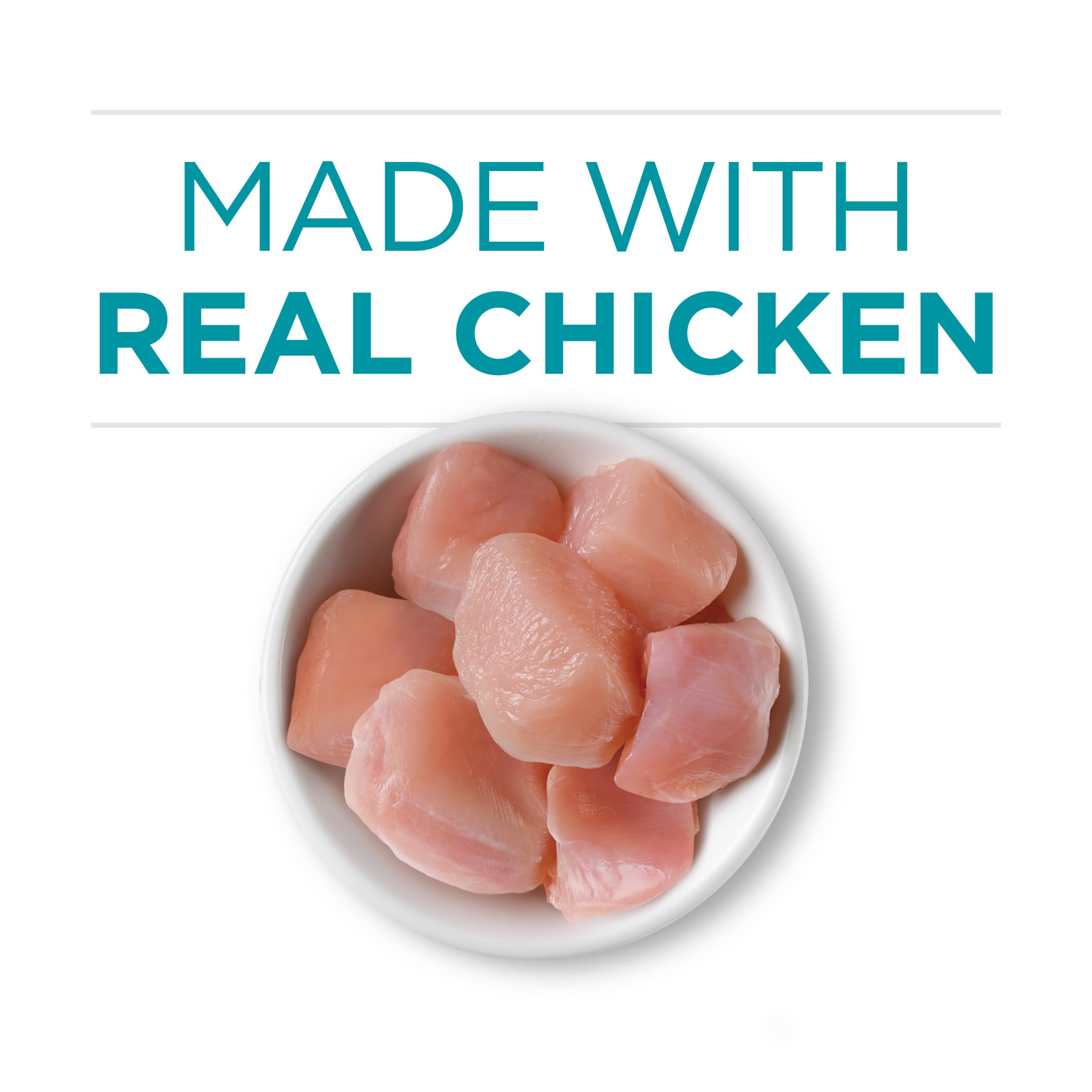 Purina ONE High Protein Cat Food, Chicken Recipe, 3 oz Pull-Top Cans, Pack of 24, Real Meat, Wet Cat Food Gravy