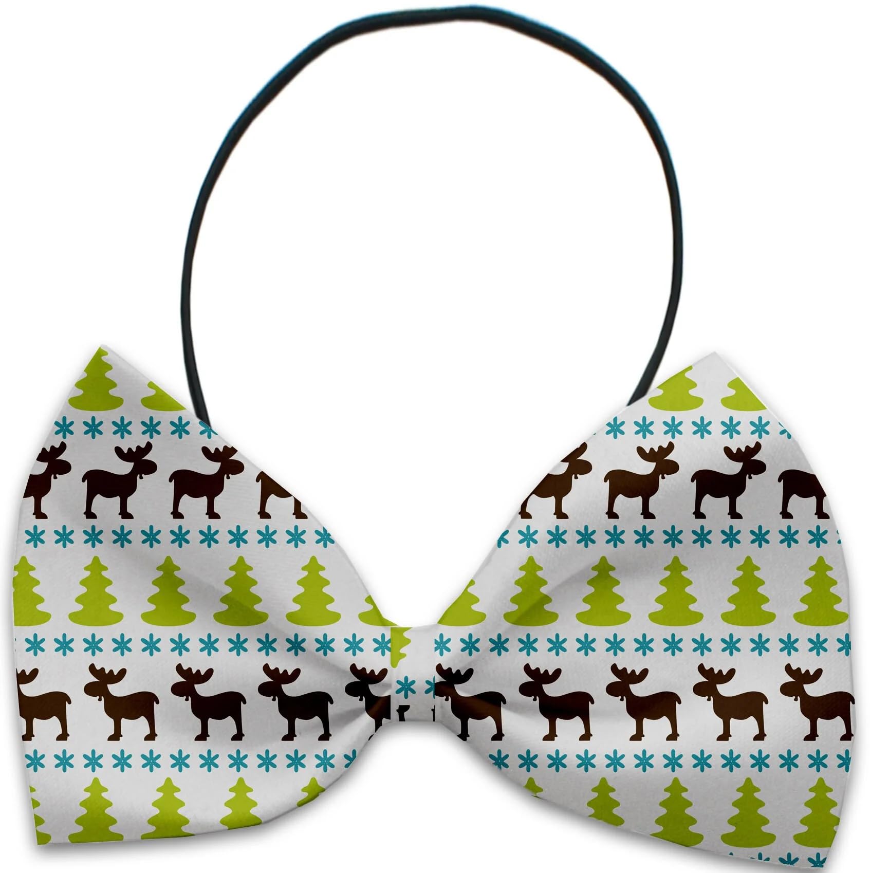 Christmas Pet, Dog & Cat Bow Ties, "Candy Cane Lane Group" *Available in 8 different print options!* Collar Strap ChevronChristmasTree