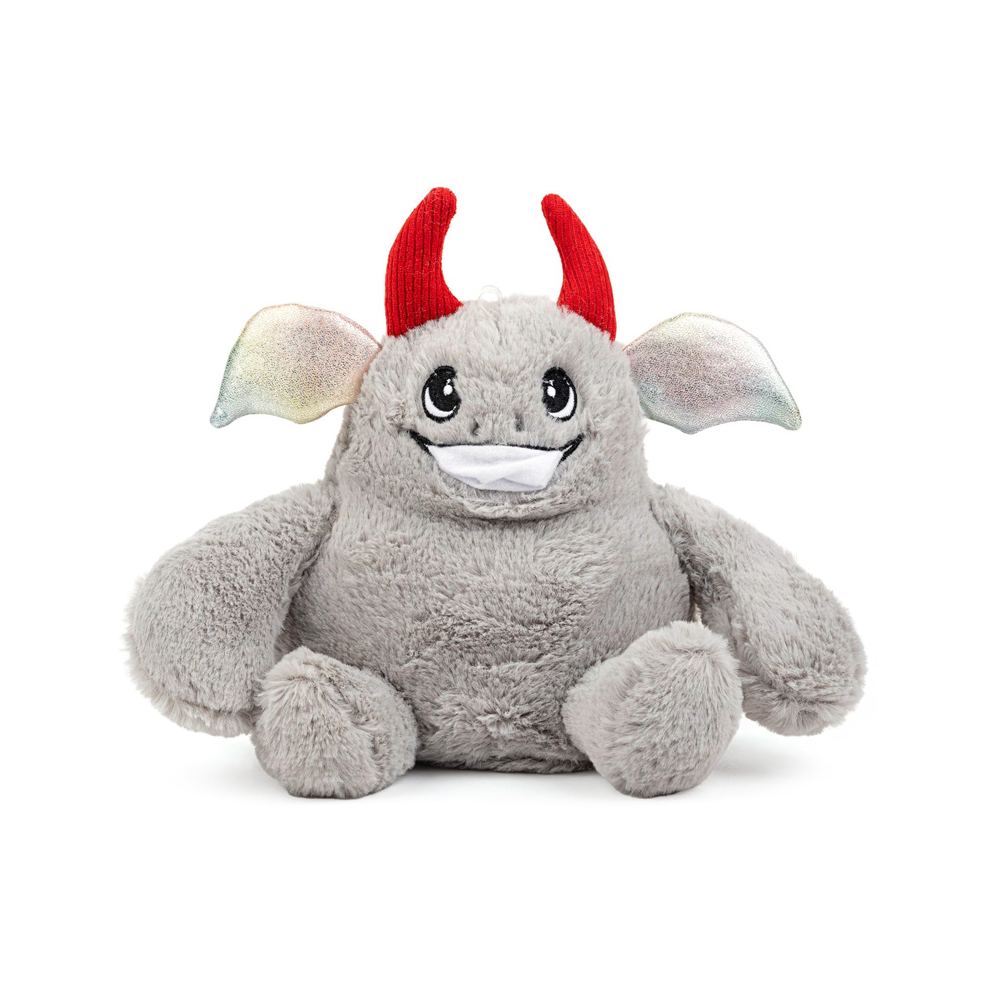 Heads Up For Tails HUFT AquaBoo Squeaky Cuddle Dog Toy  Grey