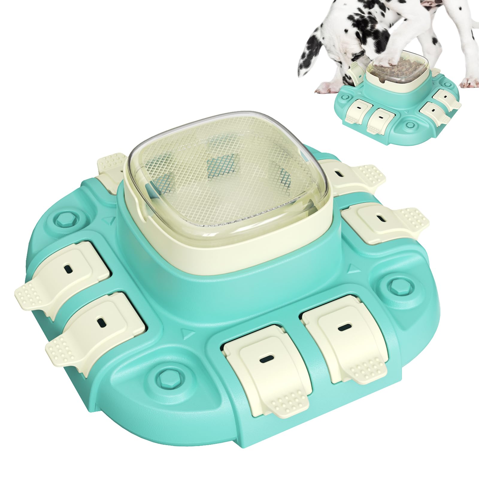 COSOWO Dog Puzzle Toys Treat Dispensing Enrichment Toy for Smart Dogs, Interactive Brain Stimulation Toys for Puppies IQ Trainin