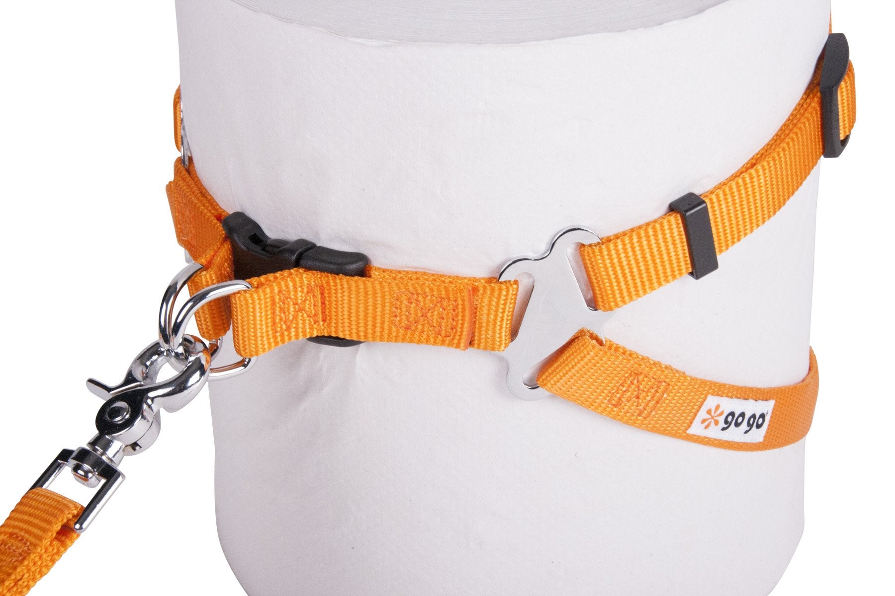 GOGO Comfy Nylon Adjustable Pet Harness, X-Small, Orange, Model 15077