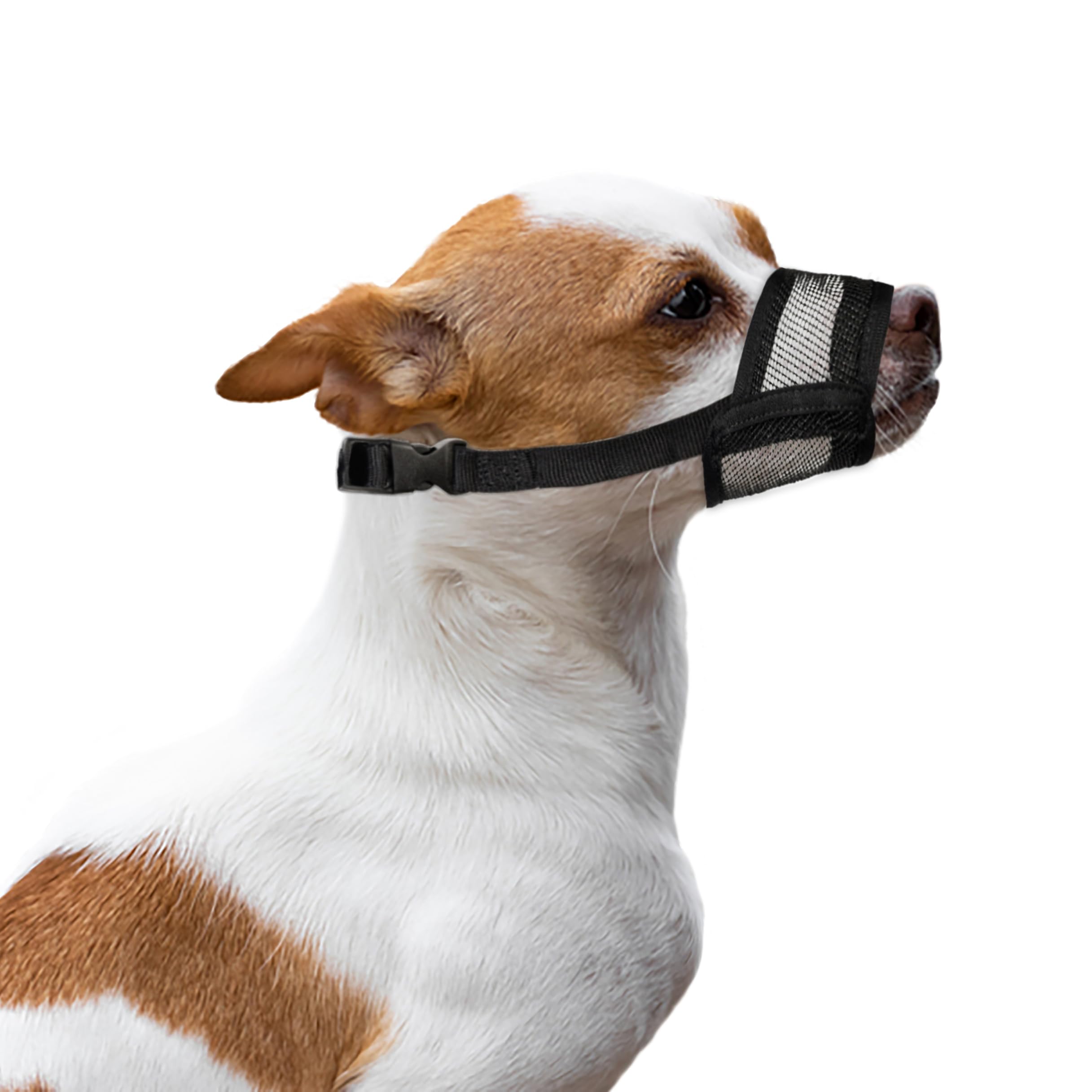 Flintstone Dog Muzzle For Small Dogs - Soft Air Mesh Small Dog Muzzle | Breathable Muzzles To Prevent Biting Chewing Grooming | 