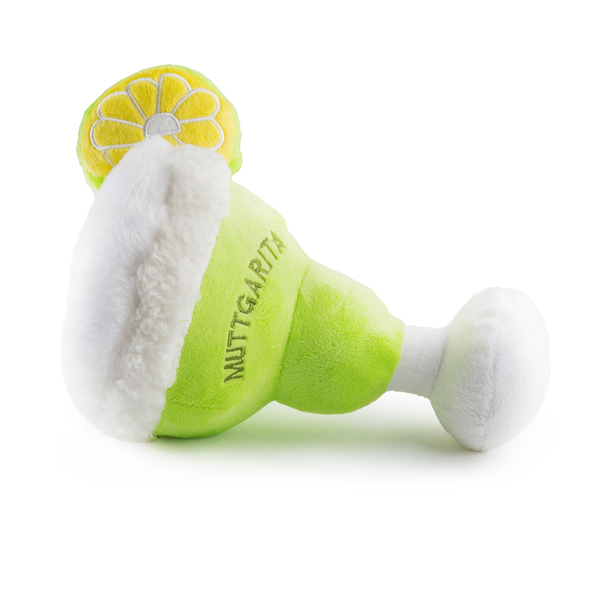 Haute Diggity Dog Muttgarita, Plush Designer Dog Toys With Interactive Squeaker, Stimulating Pet Enrichment, Machine-Washable &