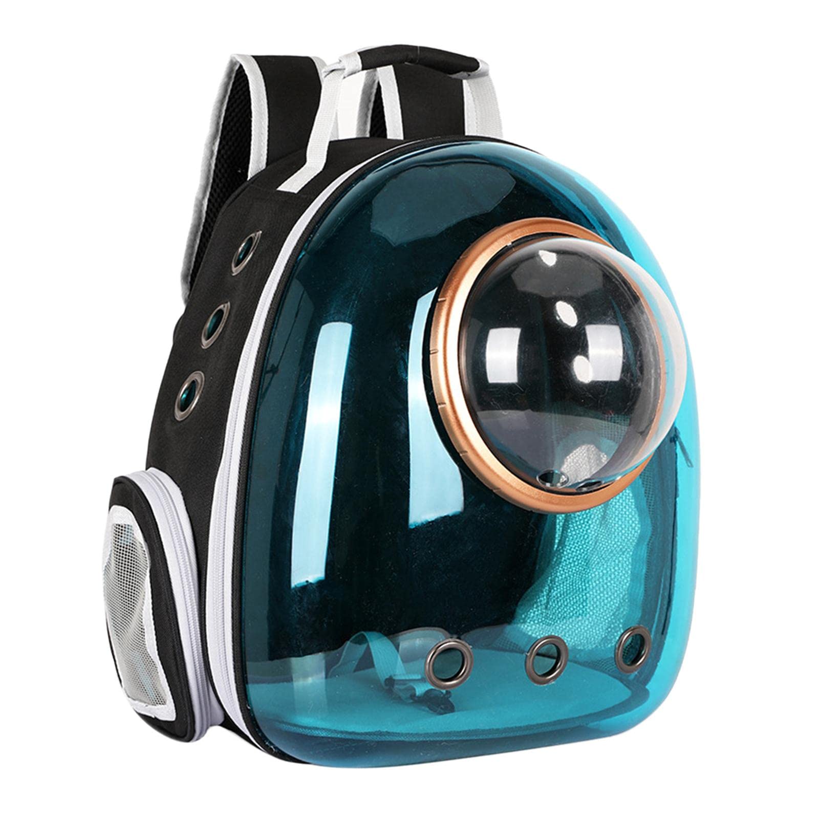 Lyla Pet Carrier Backpack Capsule Travel Dog Cat Bag Breathable Astronaut Blue