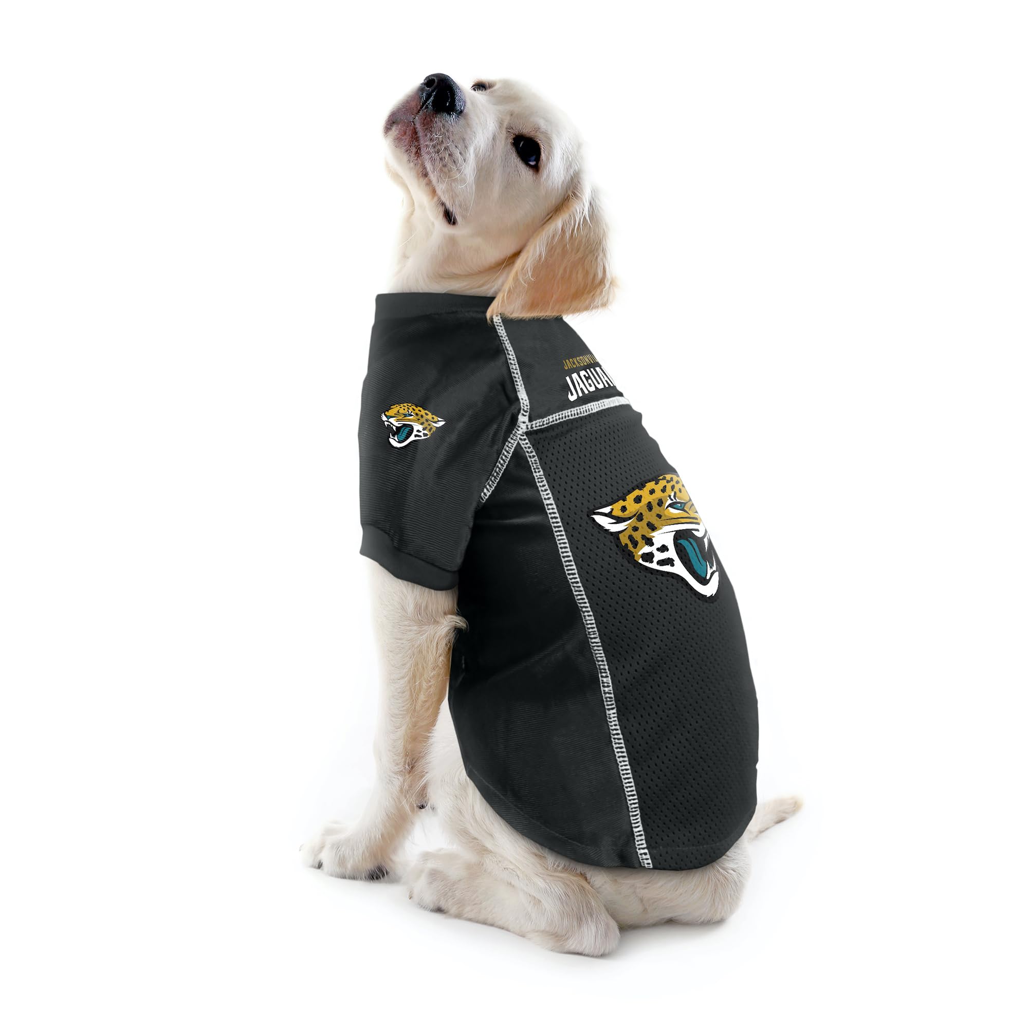 Littlearth Unisex-Adult Nfl Jacksonville Jaguars Basic Pet Jersey, Team Color, X-Small