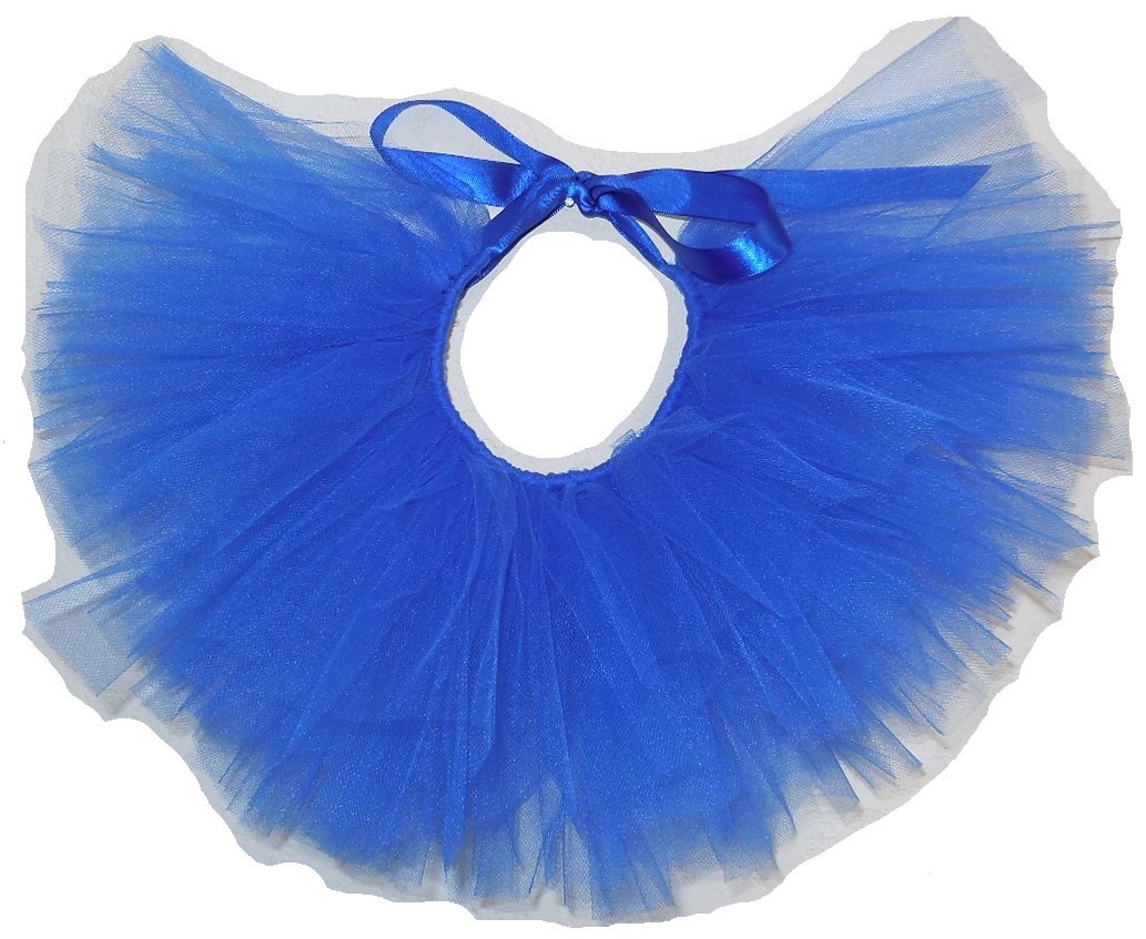 Pawpatu Handcrafted Royal Blue Mesh Tutu For Small Dogs