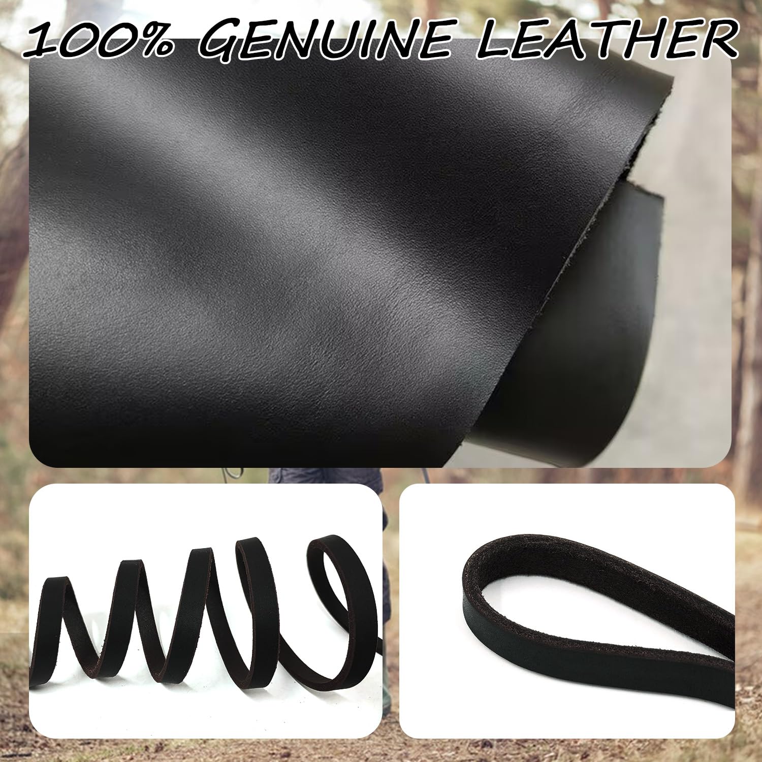 Lwbmg 5.6Ft Leather Dog Leash Leather Slip Leads For Dogs Puppy Leather Slip Leash For Dogs Soft Adjustable Dog Training Leash F