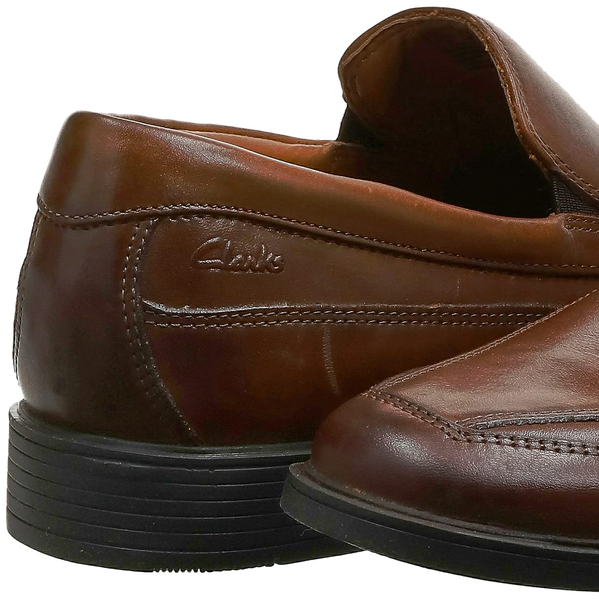 Clarks Mens Tilden Free Slip-On Loafer, Dark Tan, 11 M Us