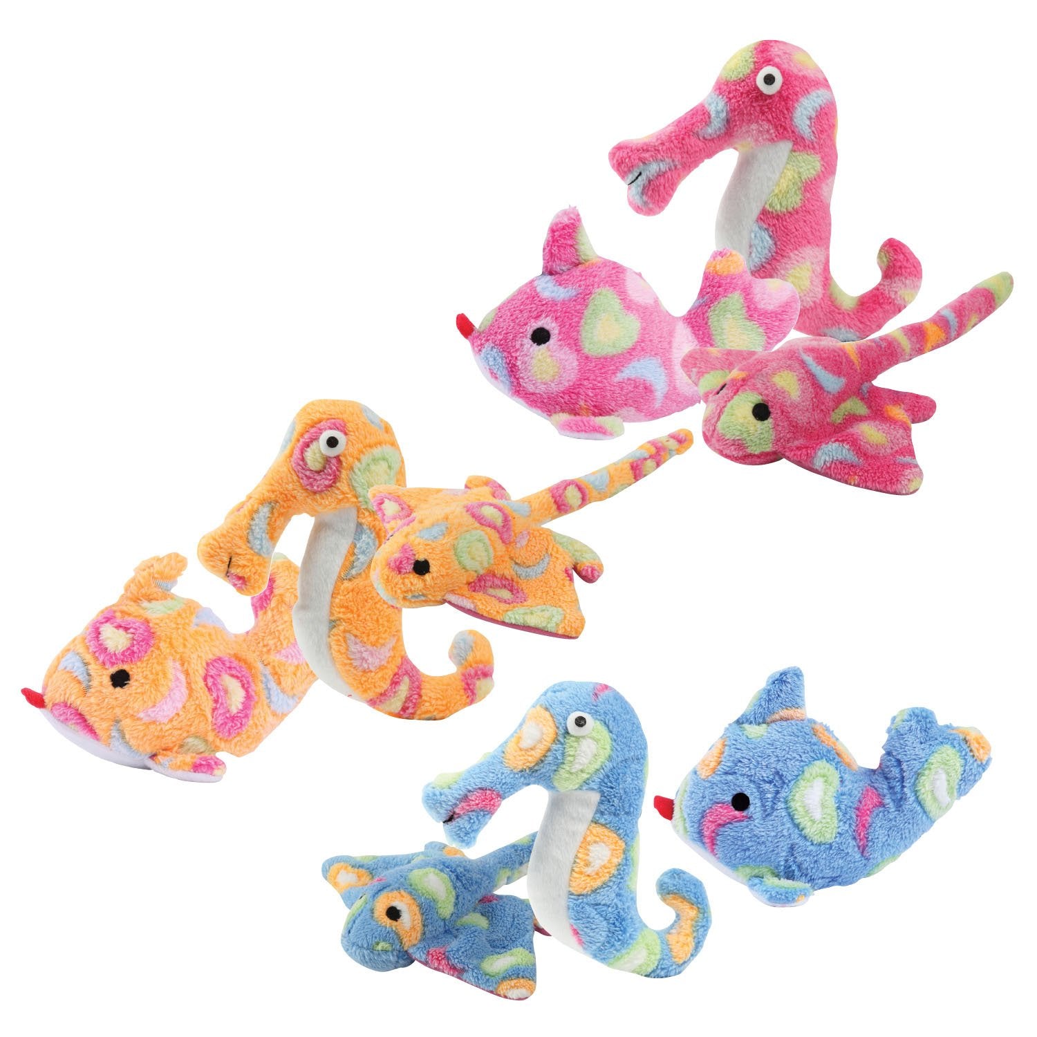 Zanies Sea Charmer Dog Toys, Blue Fish, 7'