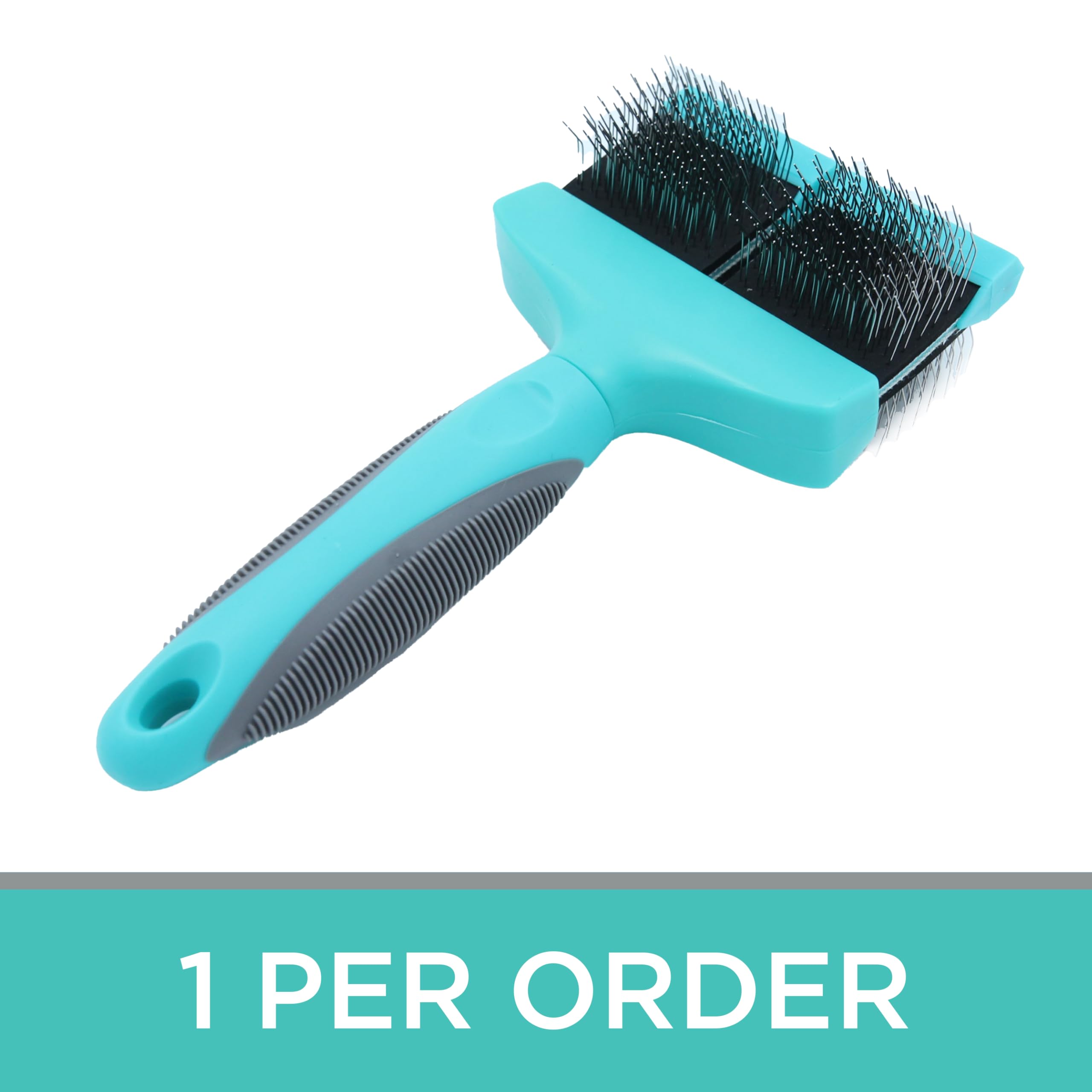 Groomer Essentials Flexible Slicker Brush - Double/Soft