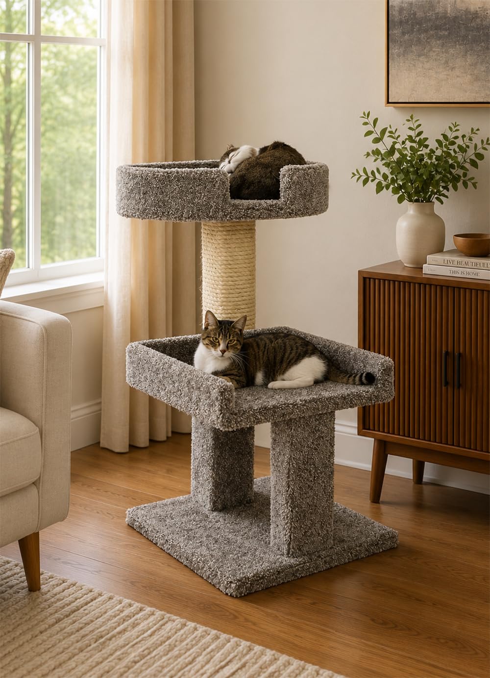 New Cat Condos Carpeted Cat Perch