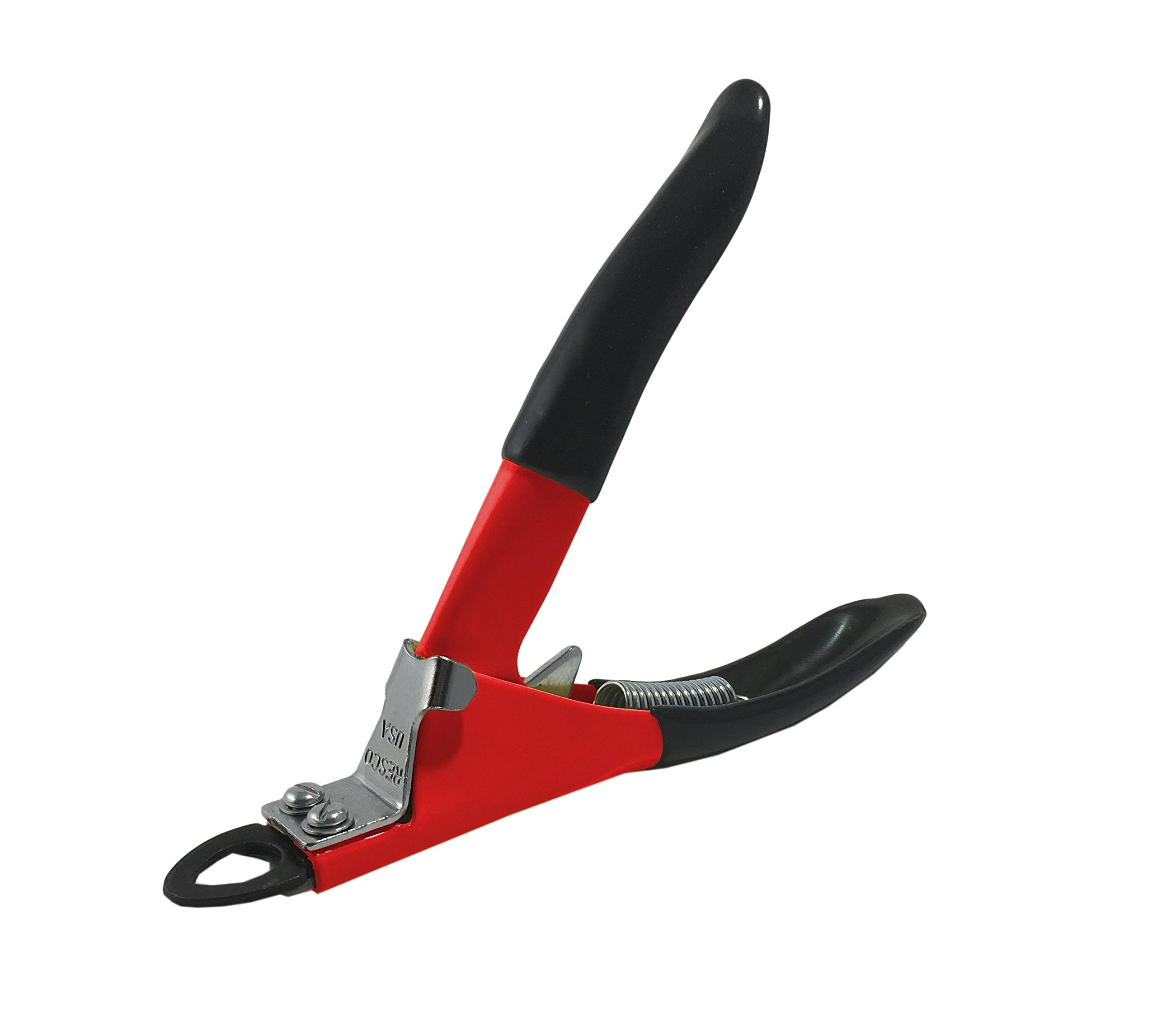 Resco Deluxe Cat Nail Clippers Original Pet Nail Trimmer, Red