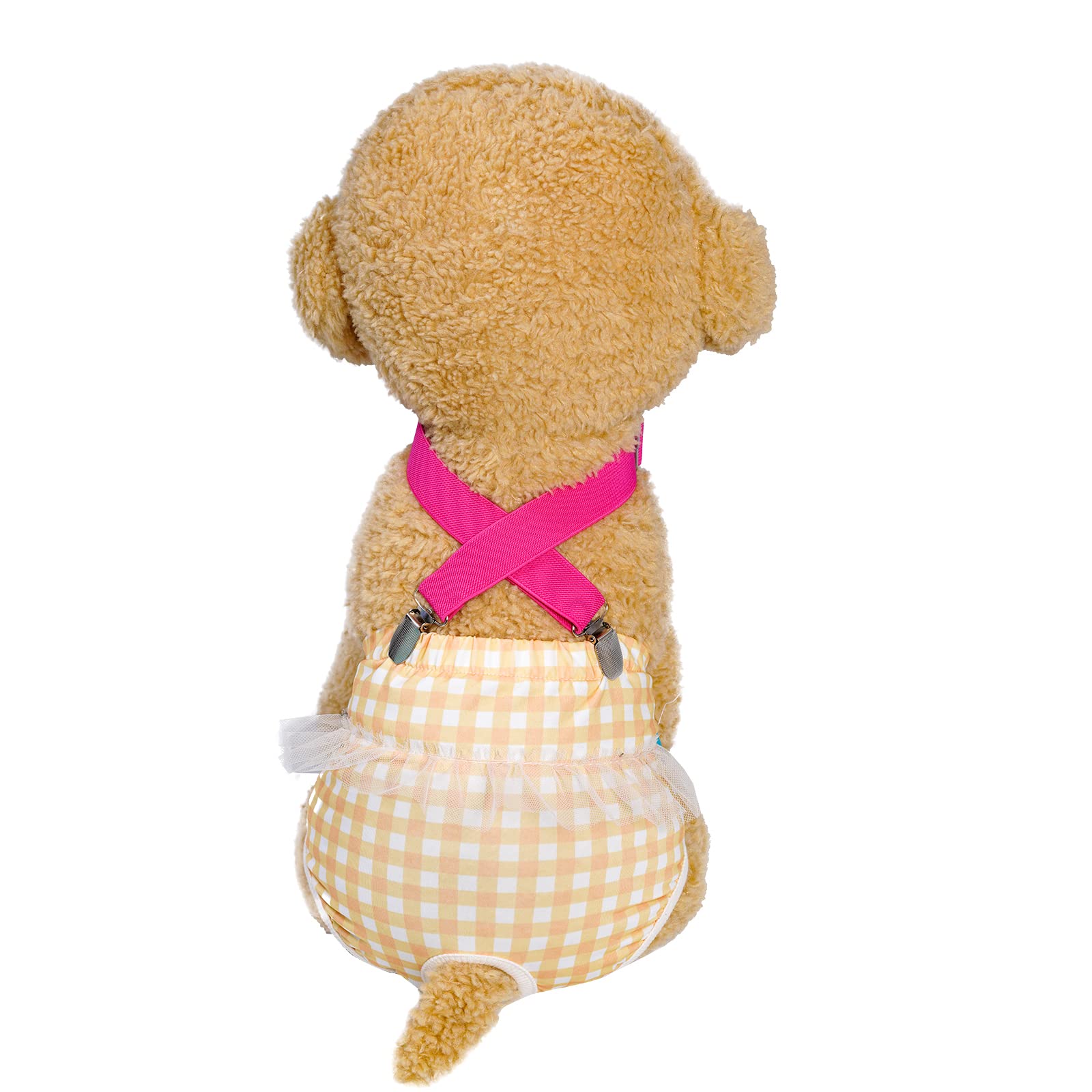 5Pcs Dog Suspenders Dog Diapers Suspenders Dog Suspenders For Diapers Female Male Adjustable Dog Diapers Suspenders Dog Pet Diapers Keeper For Dog Diapers Pet Clothes Small Medium Large Dogs (Mixed)