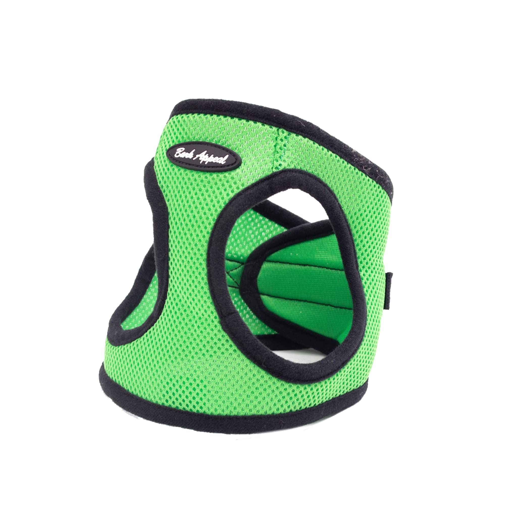 Bark Appeal Step-In Dog Harness, Mesh Step In Dog Vest Harness For Small & Medium Dogs, Non-Choking With Adjustable Heavy-Duty Buckle For Safe, Secure Fit - (Small, Lime Green)