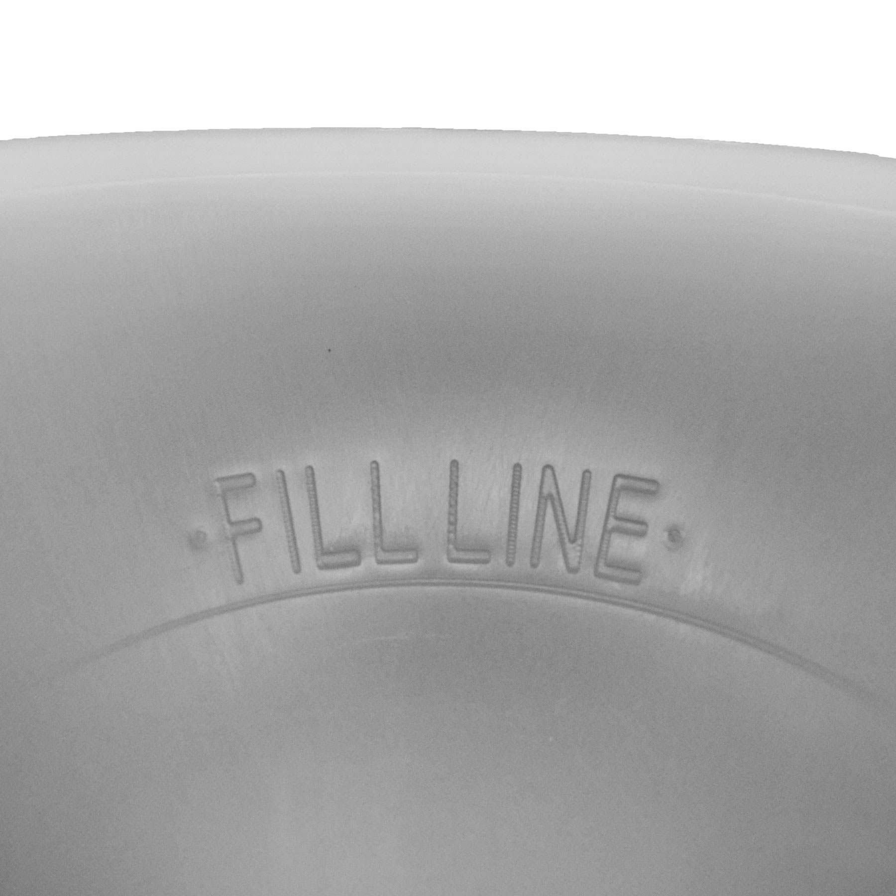 Ray Allen Spill Proof Dog Water Bowl - 32oz White Plastic, Model BB3-NEU