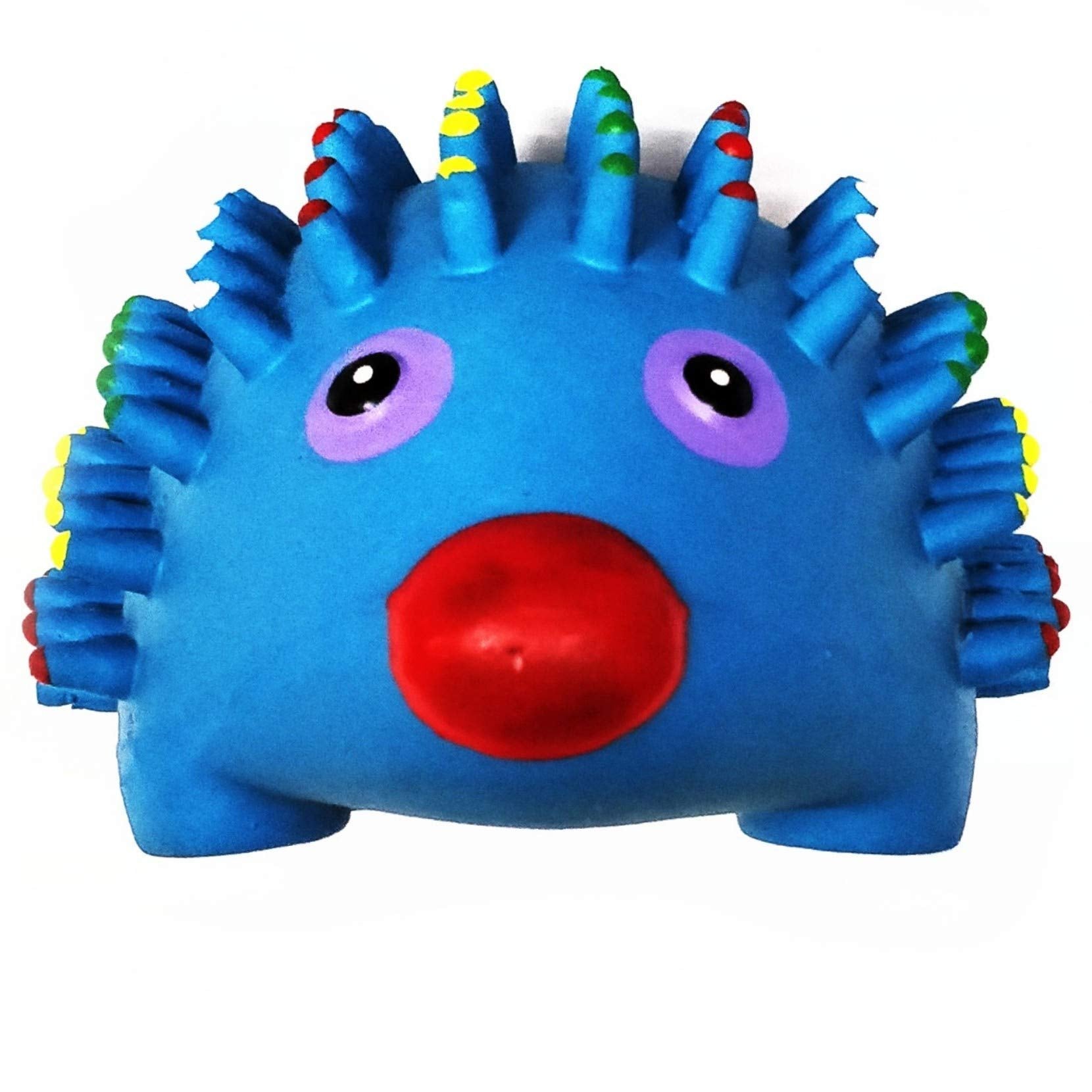 Psk Pet Mart Latex Squeaky Spiked Hedgehog Toys For Dog/Puppy (Medium)