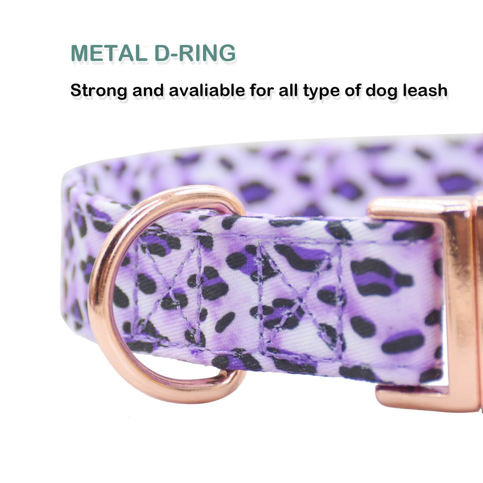Cotton Dog Collar Metal Buckle Daisy Summer, Cute Adjustable Dog Collar Soft For Small Medium Large Boys Girls Dogs Durable (Sty