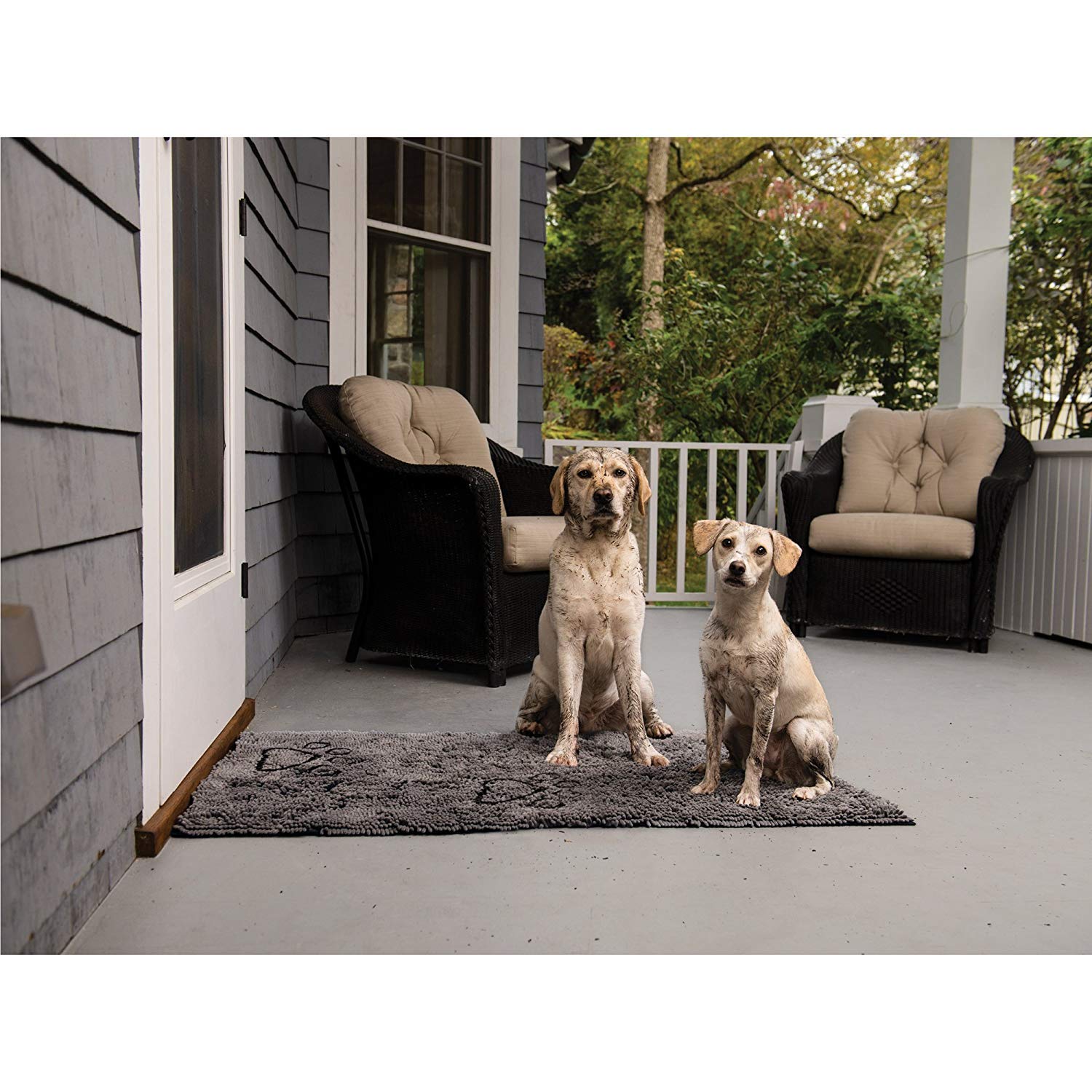 Dog Gone Smart Dirty Dog Doormat - Fast Drying Rug with Super Gripper Backing for Clean Floors - Super Absorbent Microfiber and