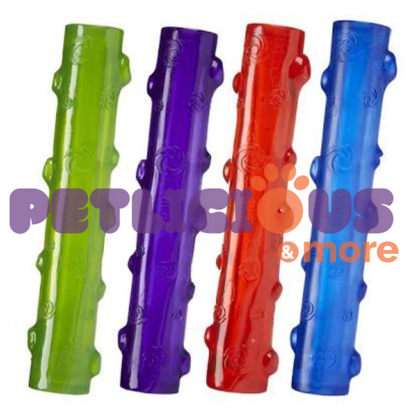 Petlicious & More Tree Trunk Design Squeaky Toys For Dogs & Puppies (Color May Vary, Pack Of One)