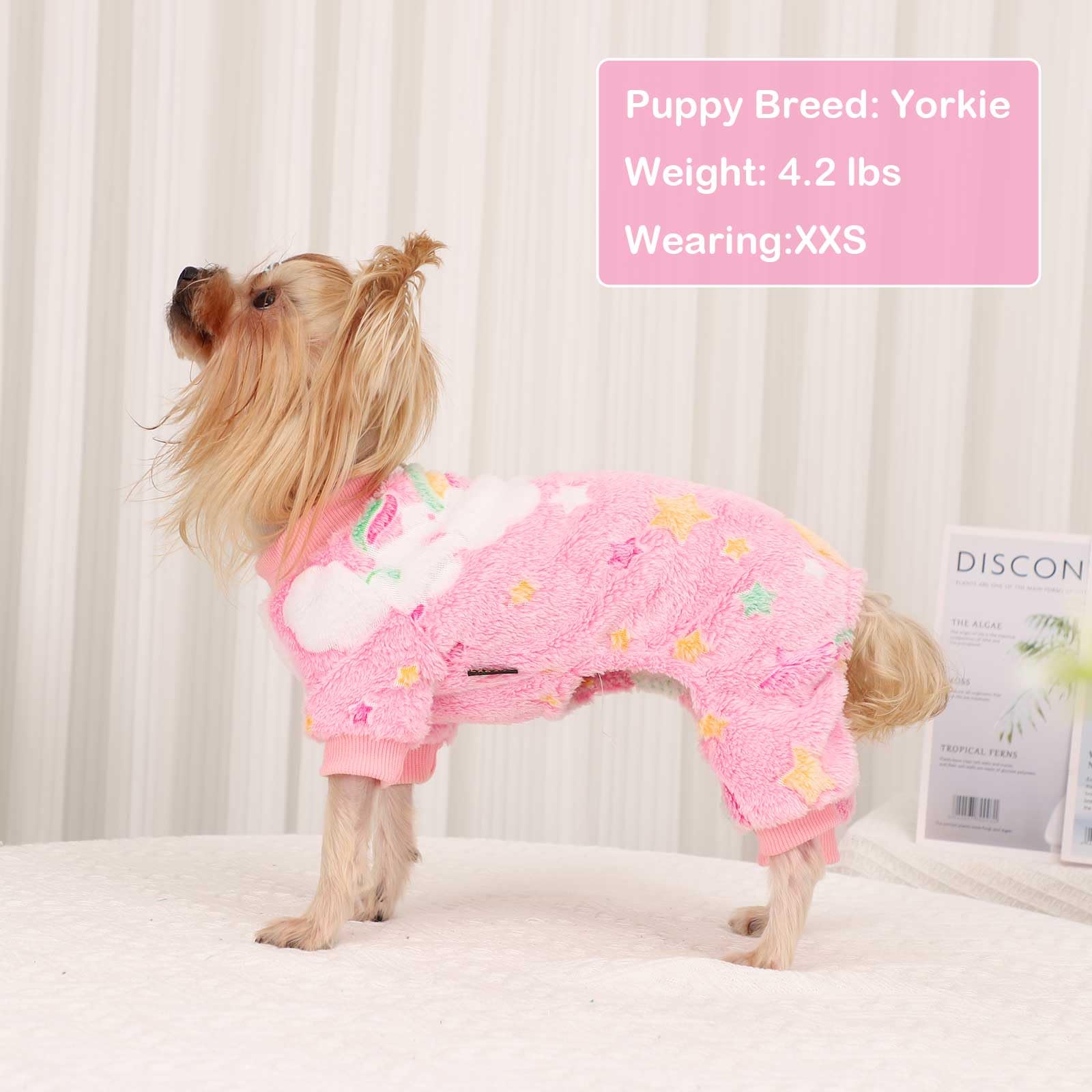 Dog Sweaters For Small Dogs Male Female Fleece Dog Pajamas Pjs Puppy Winter Clothes 4 Legs Puppy Sweater Soft Dog Onesies Warm P