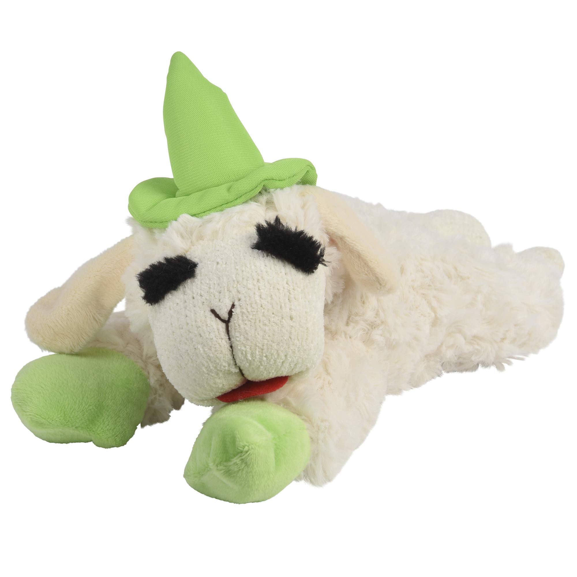 Multipet Lamb Chop with Witch Hat 10.5'', White
