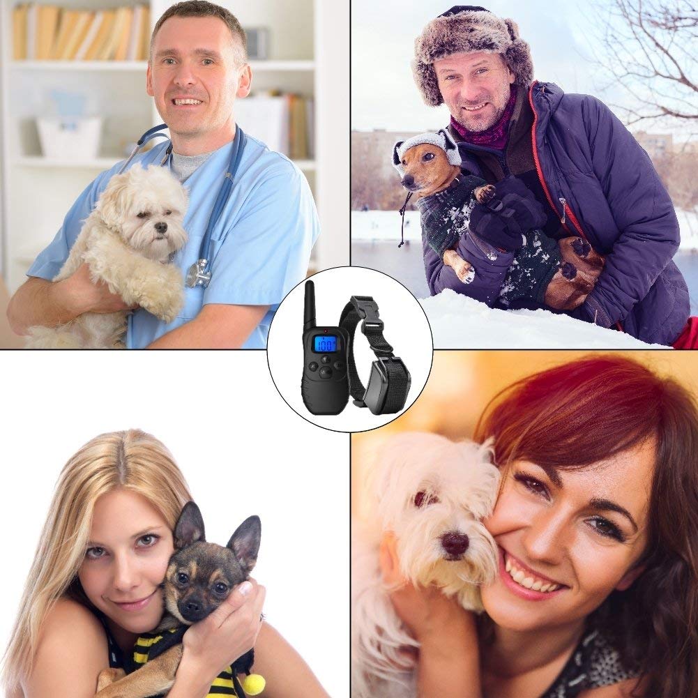 Exuby Shock Collar For Small Dogs With Remote - Includes 2 Collars - Small & Medium And Training Clicker – 3 Modes (Sound, Vibration & Shock) With Rechargeable Batteries