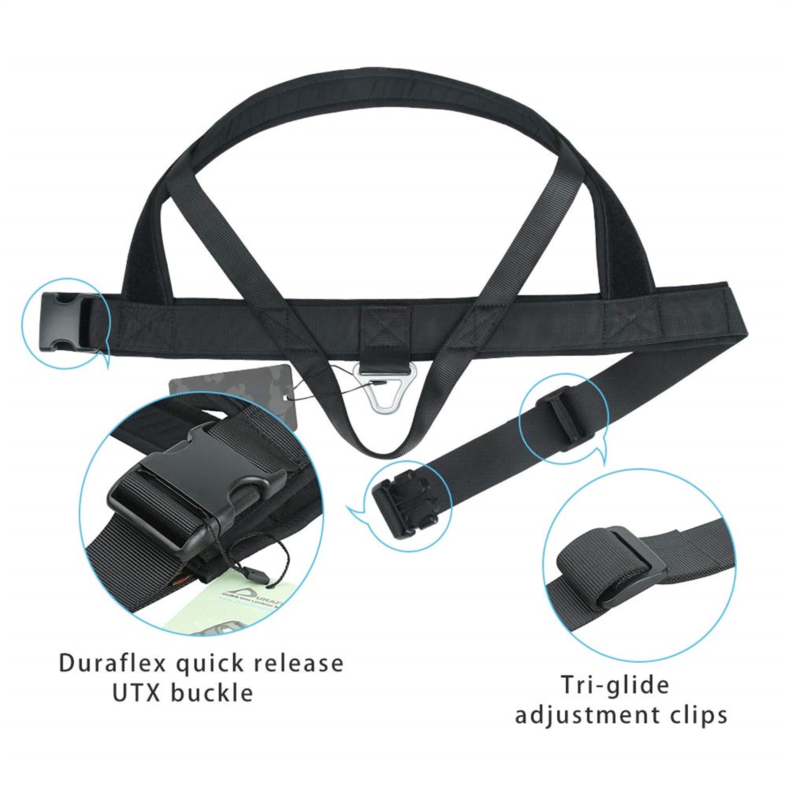 Excellent Elite Spanker No Pull Dog Harness Padded Dog Harness Adjustable Nylon Small Dog Harness Walking Dog Harness For Training Running(Blk-L)