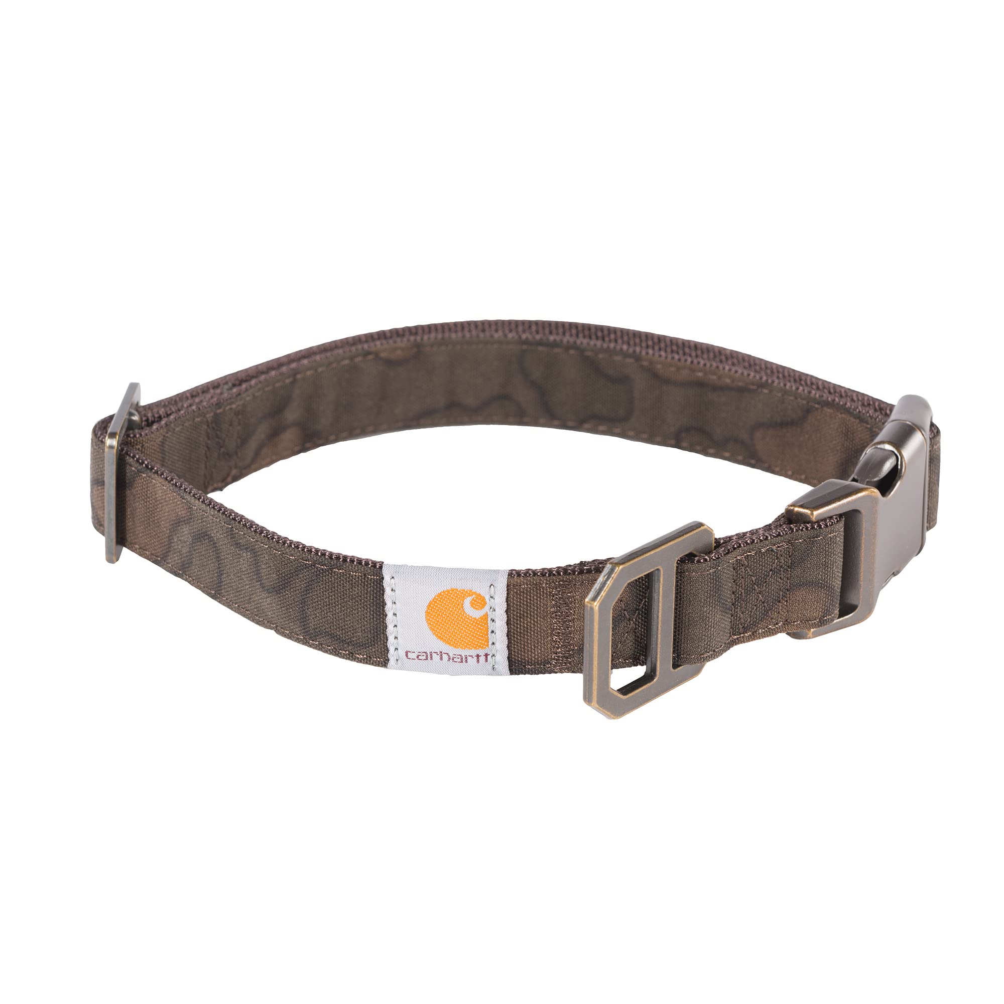 Carhartt Nylon Duck Dog Collar, Adjustable Large 2-Ply Cordura Nylon, Tarmac Duck Camo